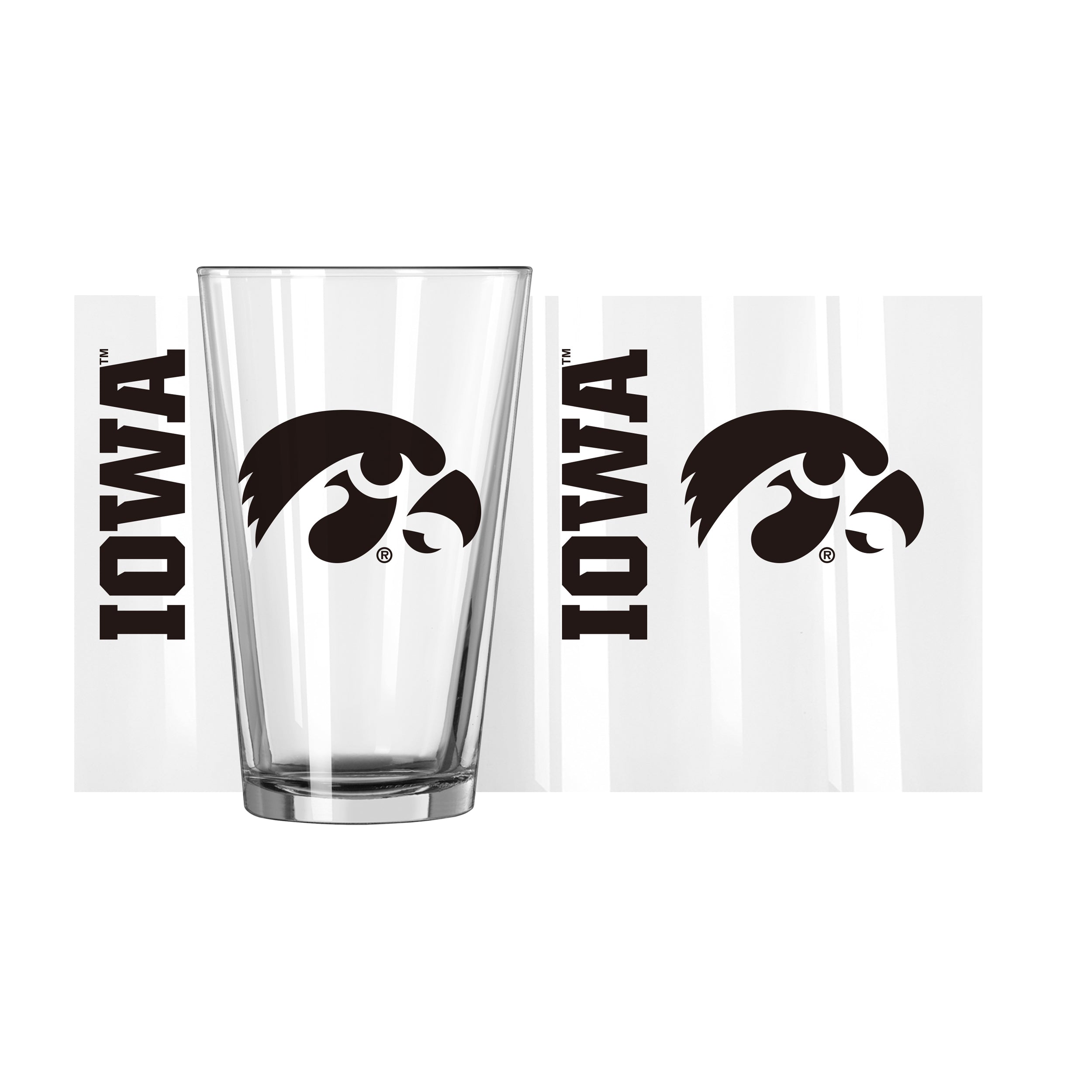 Iowa 16 oz. Gameday Pint Glass