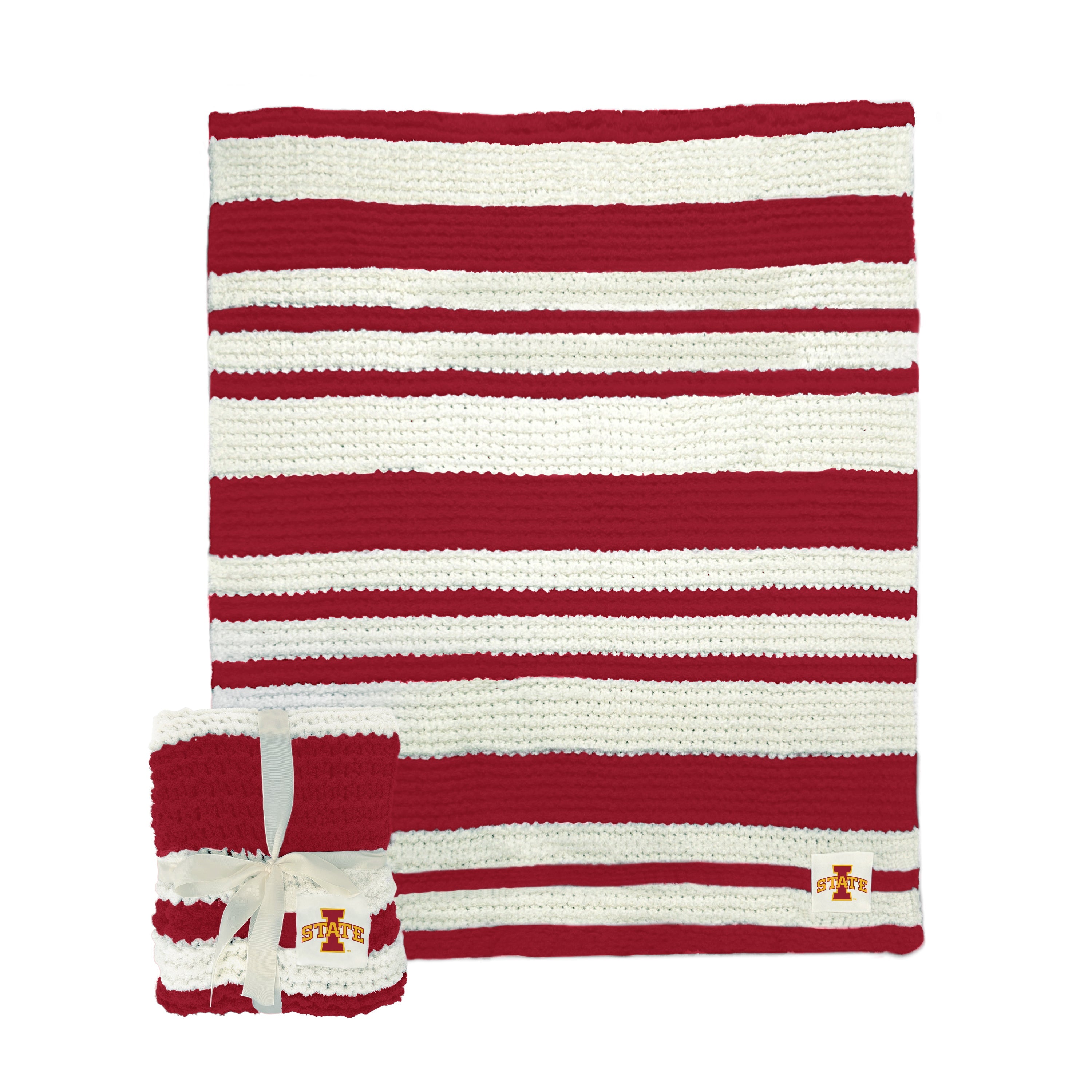 Iowa State Cable Knit Throw