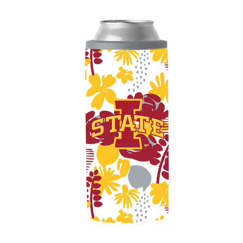 Product Image for Iowa State 12oz Floral Slim Can Coolie