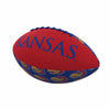 Kansas Repeating Mini-Size Rubber Football