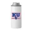 Kansas Letterman 12 oz Slim Can Coolie