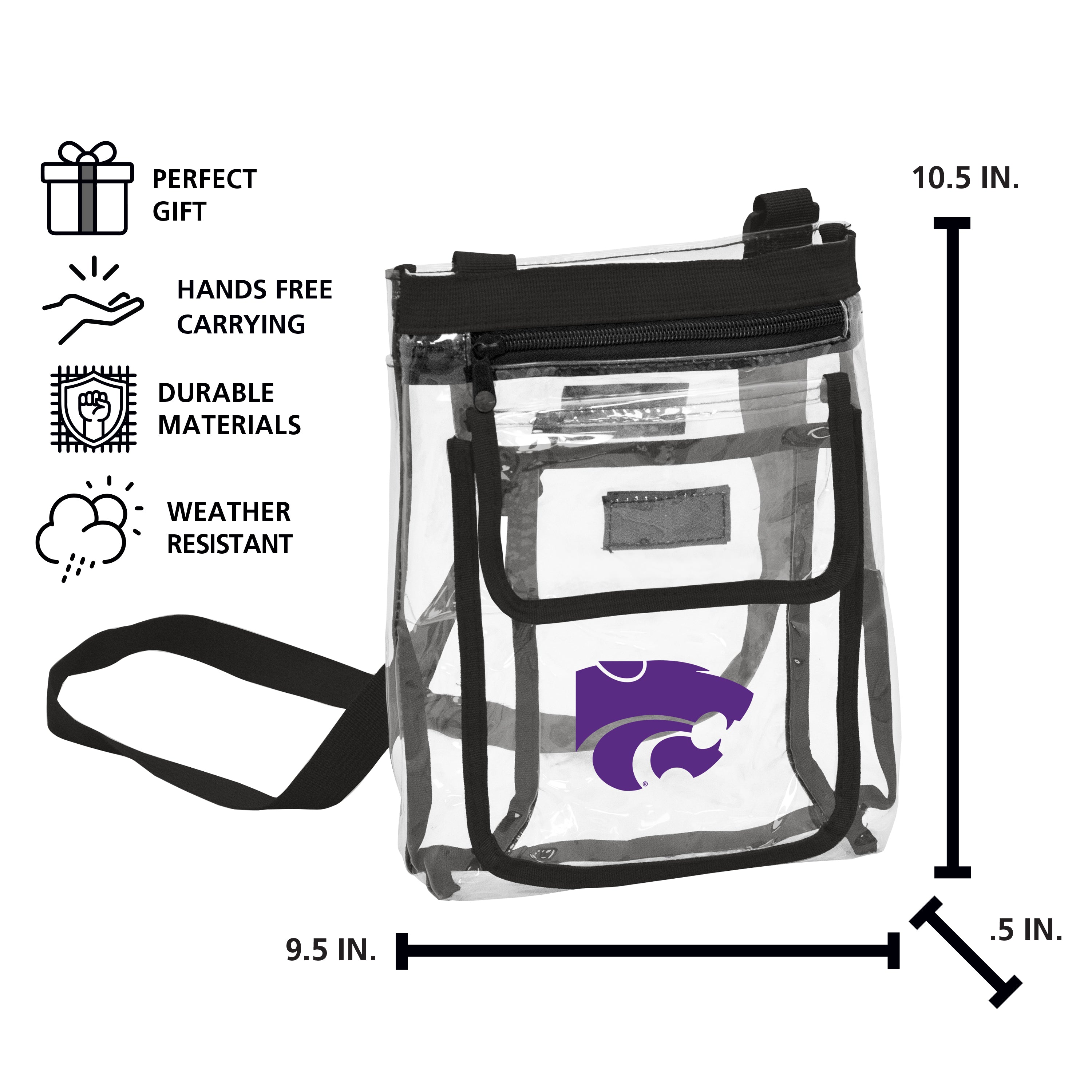 KS State Gameday Clear Crossbody