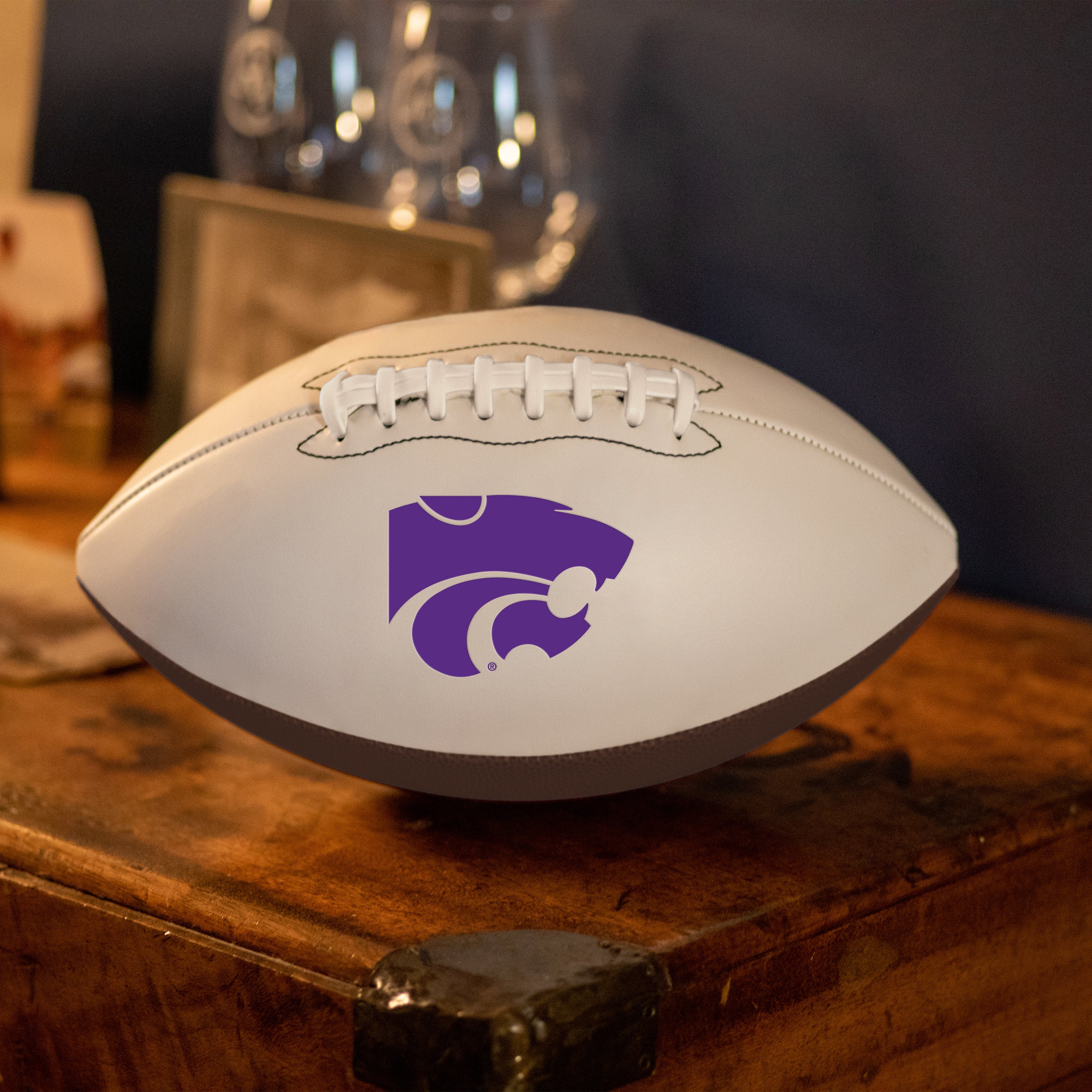 KS State Official-Size Autograph Football