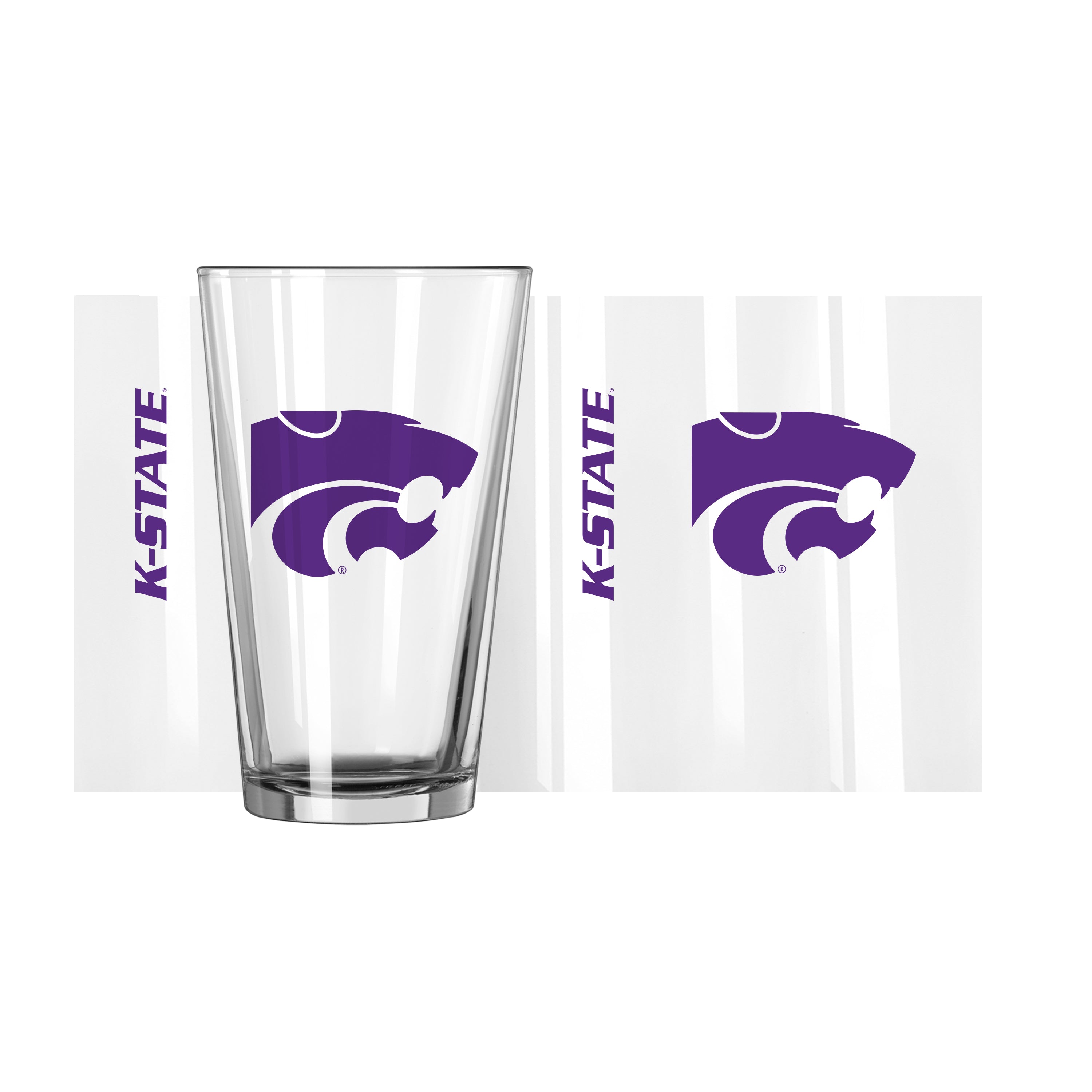 Kansas State 16 oz. Gameday Pint Glass