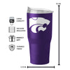 Kansas State 30 oz. Flipside Powder Coat Tumbler