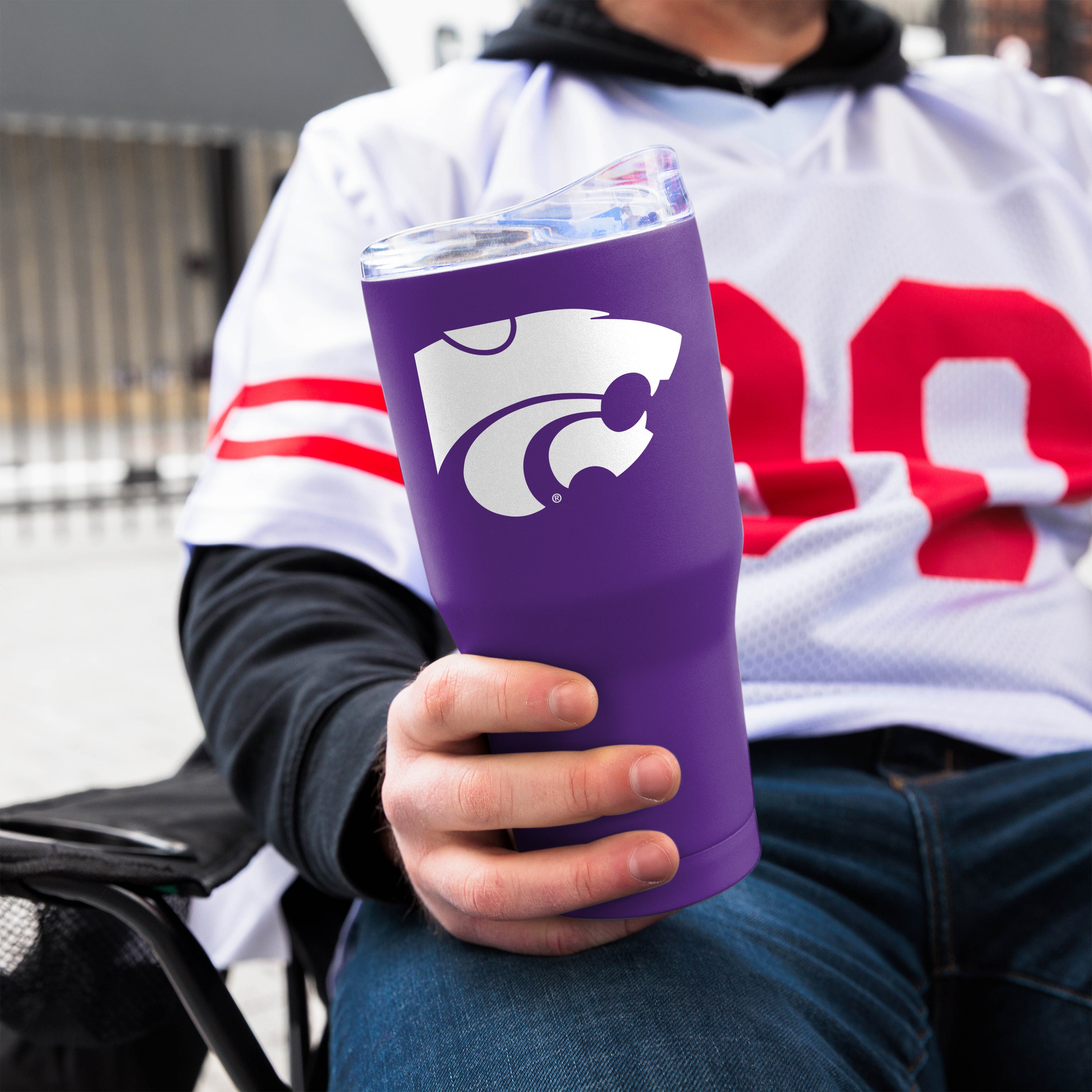 Kansas State 30 oz. Flipside Powder Coat Tumbler
