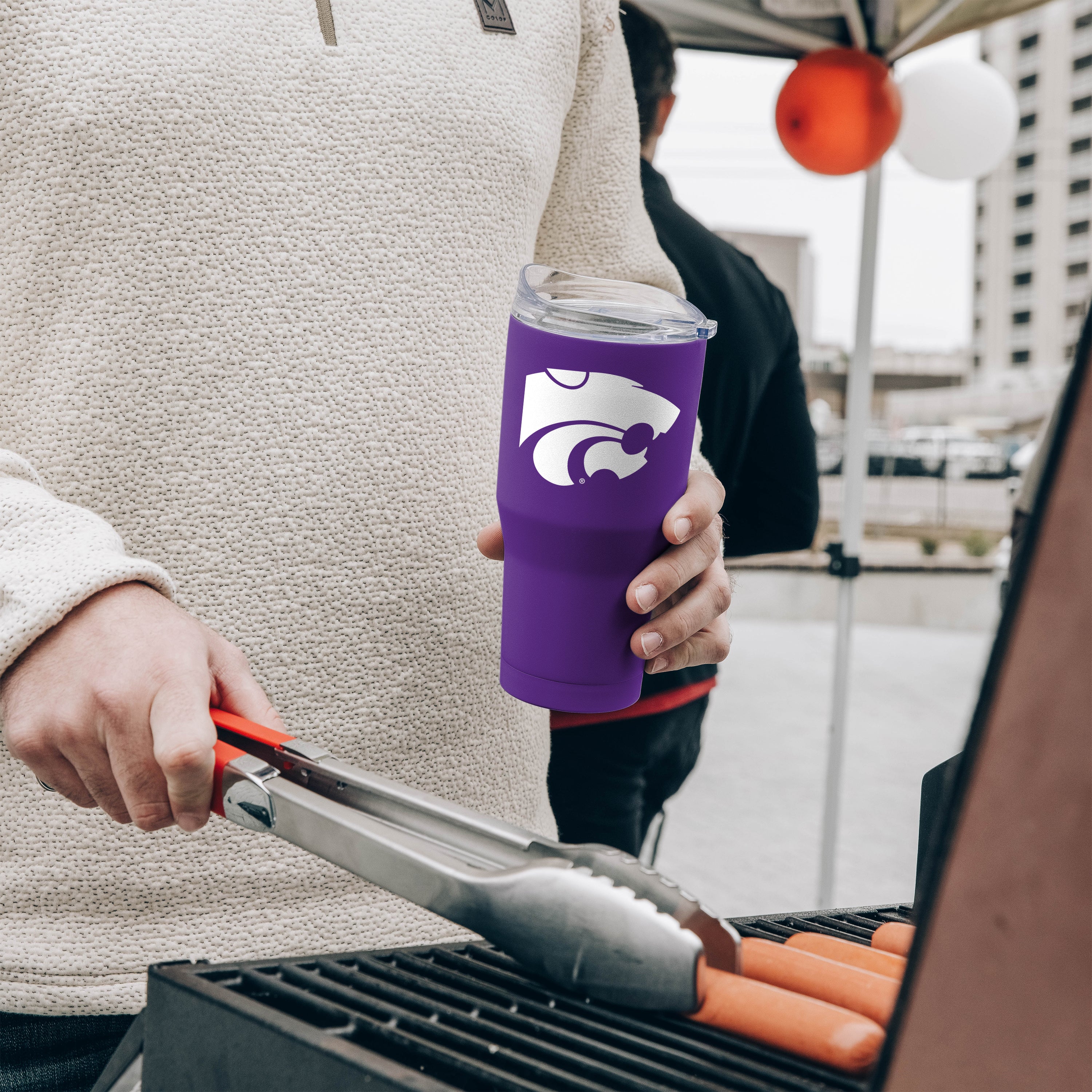 Kansas State 30 oz. Flipside Powder Coat Tumbler