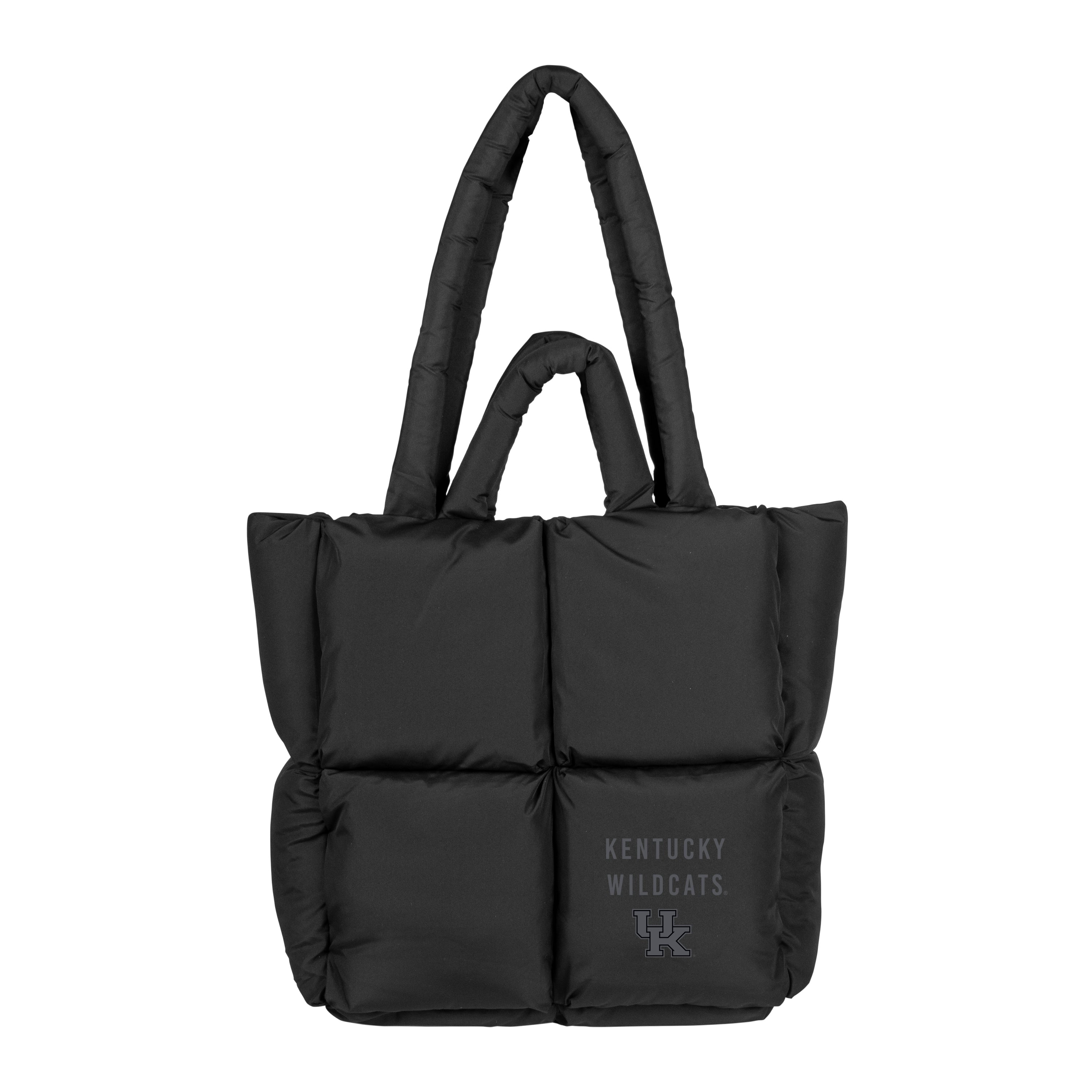 Kentucky Black Puff Tote