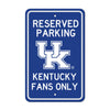 University of Kentucky Parking Sign