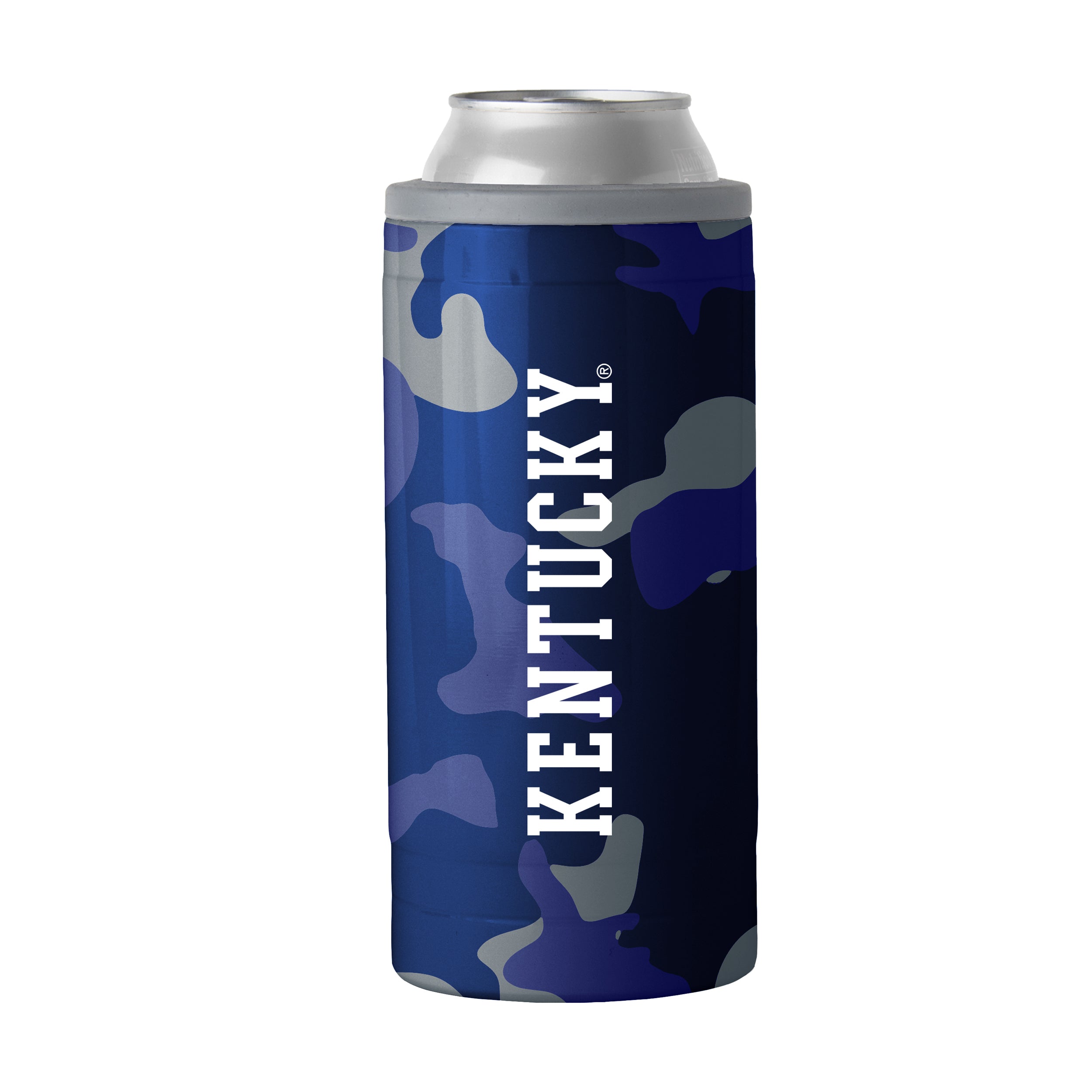 Kentucky 12oz Camo Swagger Slim Can Coolie