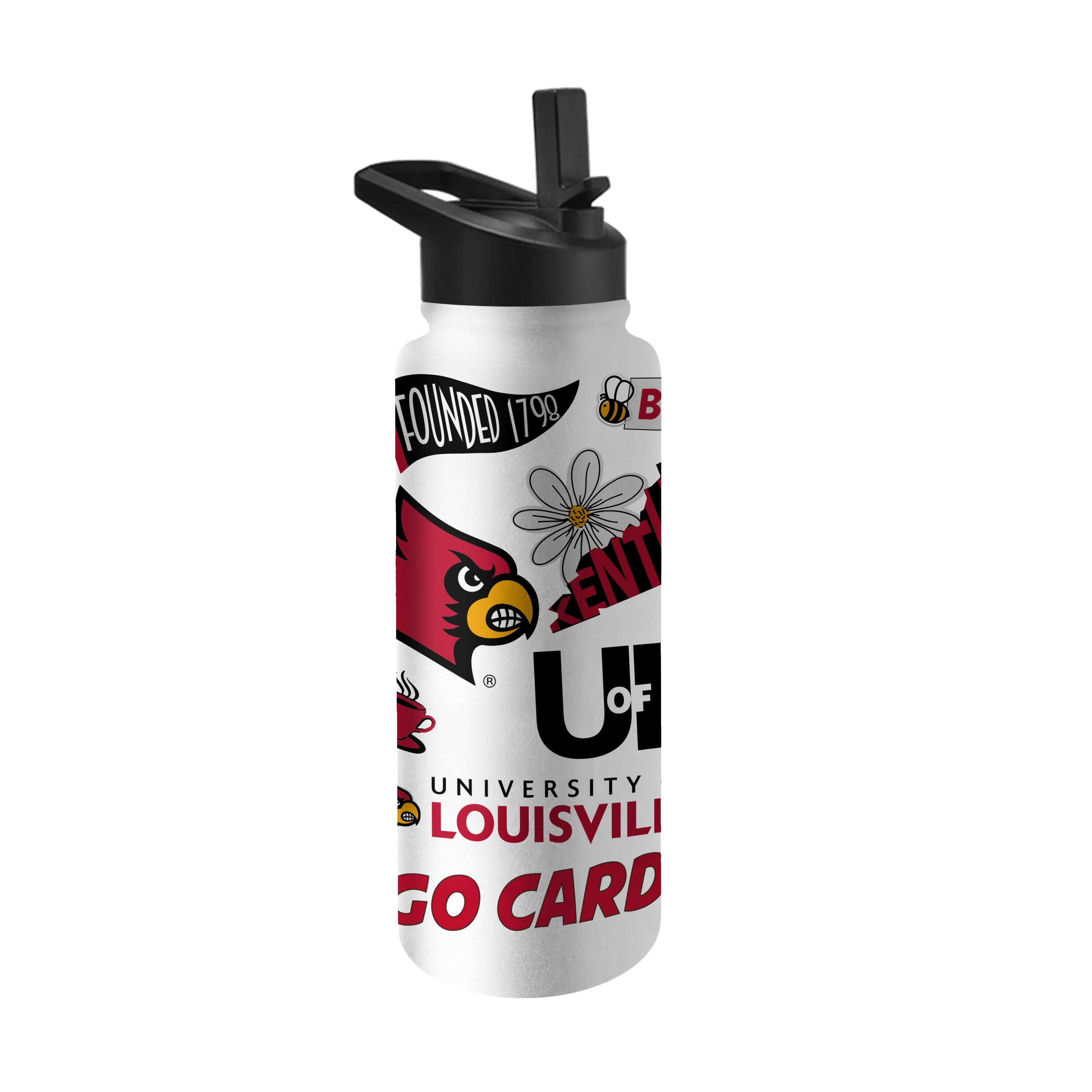 Louisville 34oz Native Quencher Bottle - Logo Brands