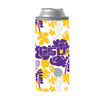 Louisiana State 12oz Floral Slim Can Coolie