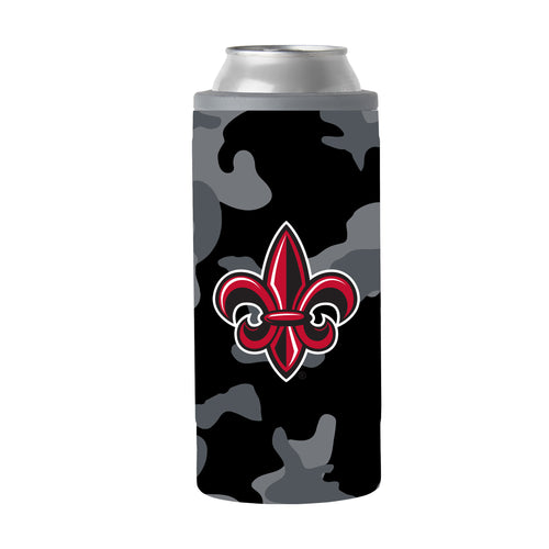 Product Image for LA Lafayette 12oz Black Camo Slim Can Coolie
