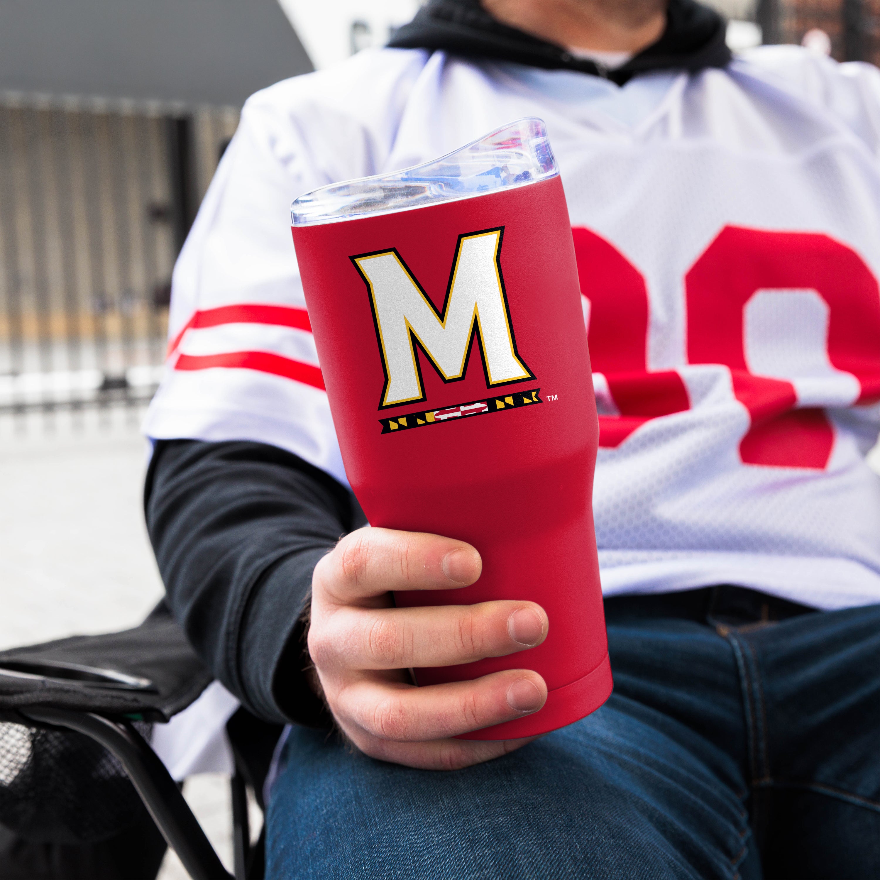 Maryland 30 oz. Flipside Powder Coat Tumbler