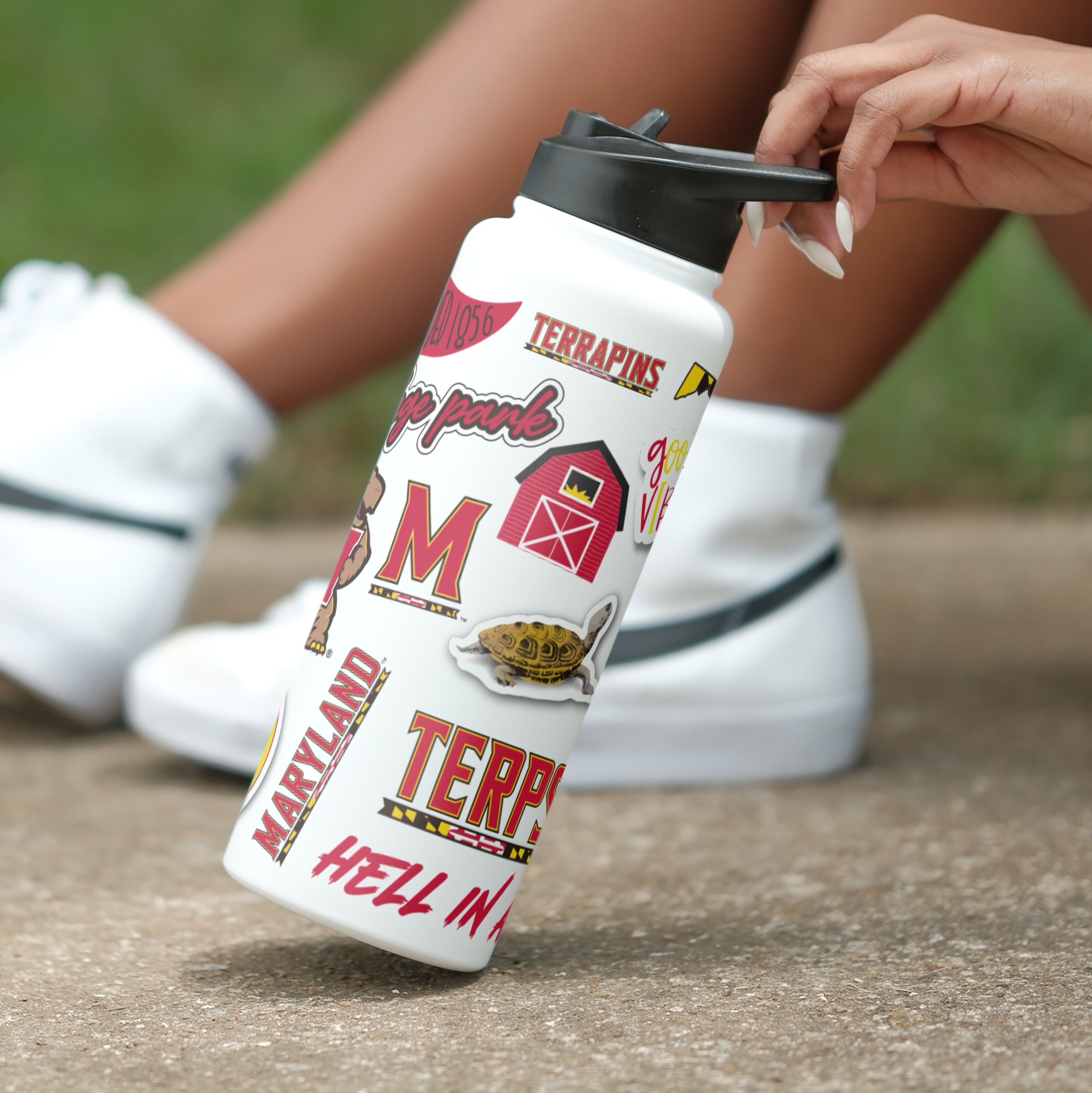 Maryland 34oz Native Quencher Bottle - Logo Brands