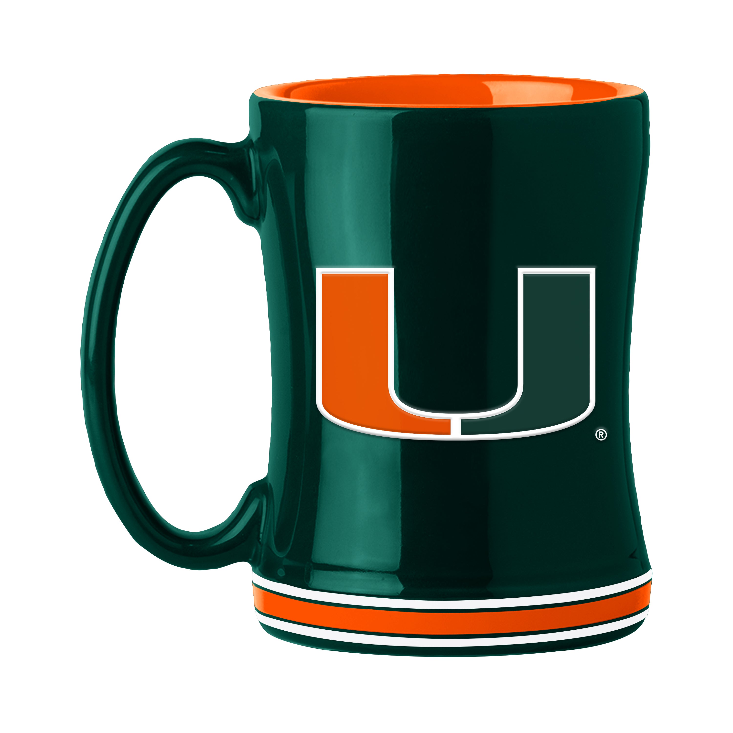 Miami 14 oz. Relief Mug