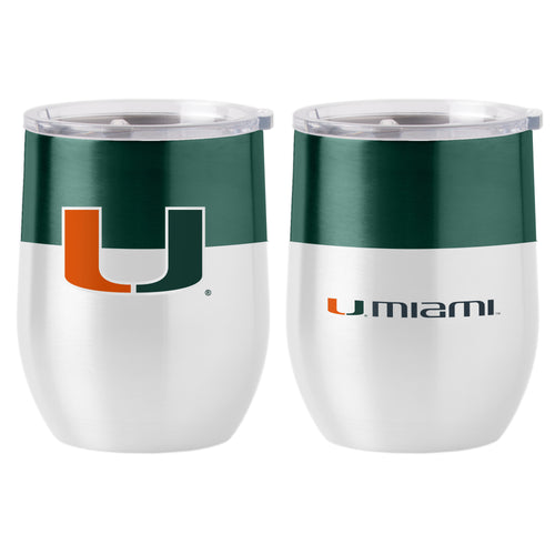 Product Image for Miami  Color Block 16 oz Stainless Curved Beverage