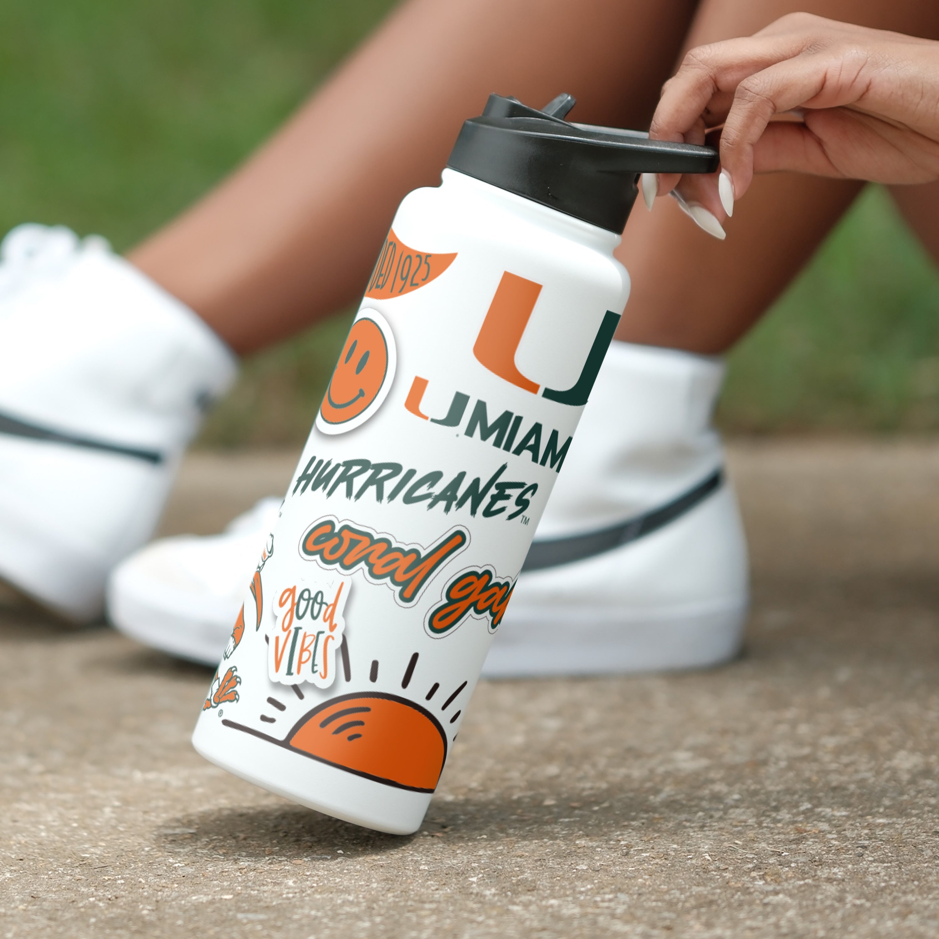 Miami 34oz Native Quencher Bottle - Logo Brands