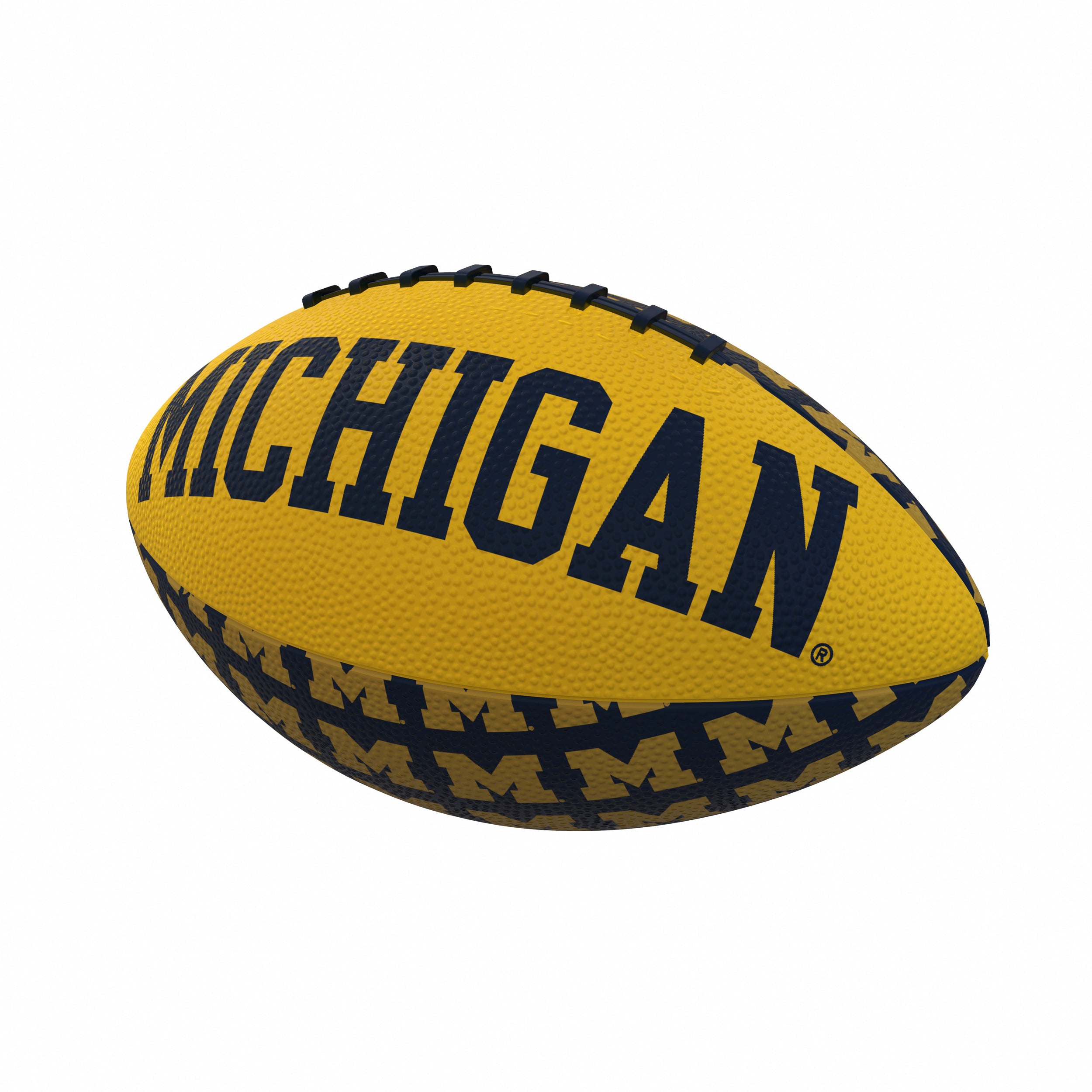 Michigan Mini-Size Rubber Football