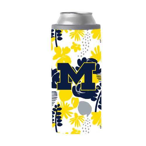Product Image for Michigan 12oz Floral Slim Can Coolie
