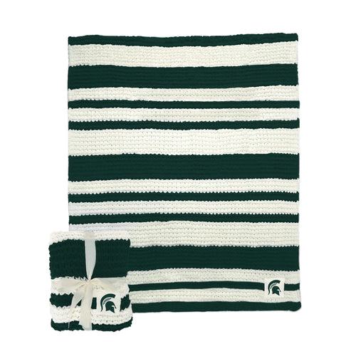 Product Image for Michigan State Cable Knit Throw