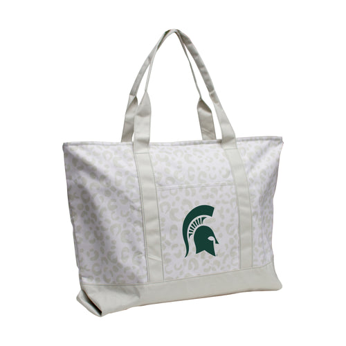 Product Image for Michigan State Leopard Pattern Tote