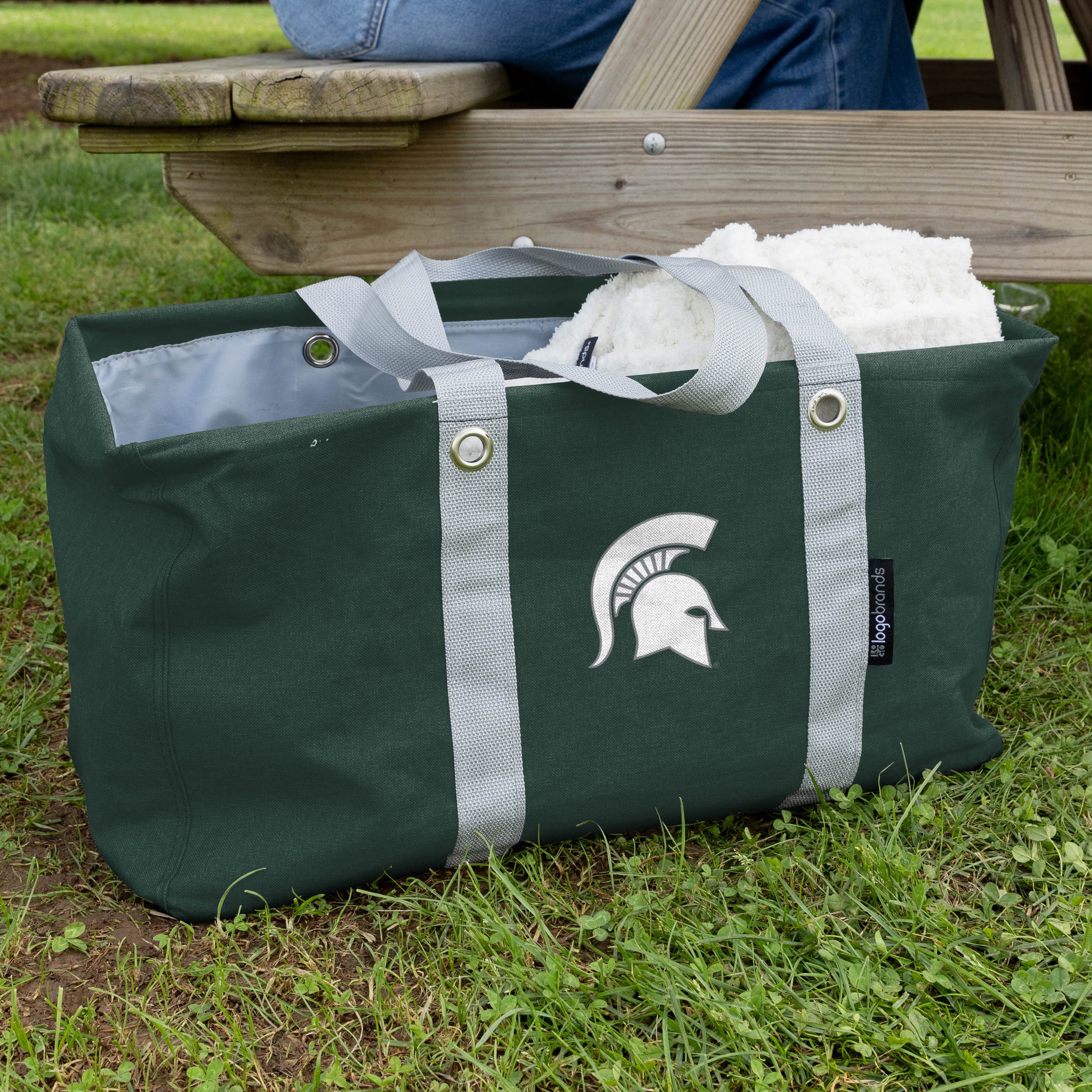 MI State Crosshatch Picnic Caddy