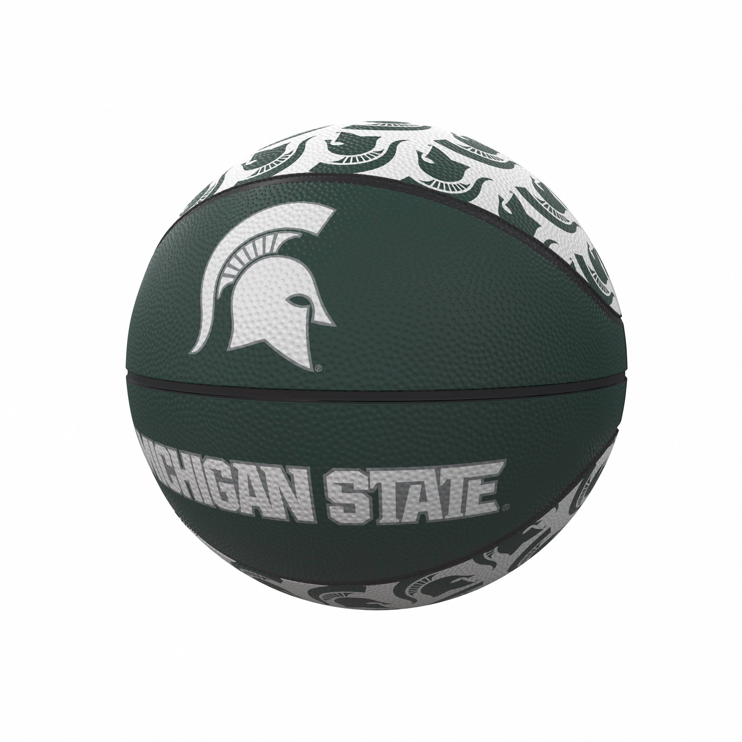 MI State Mini-Size Rubber Basketball