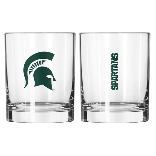 Product Image for Michigan State 14oz Gameday Rocks Glass