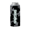 MI State Black Camo 12oz Slim Can Coolie