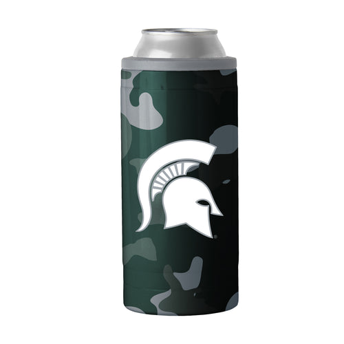 Product Image for MI State Camo Swagger 12oz Slim Can Coolie