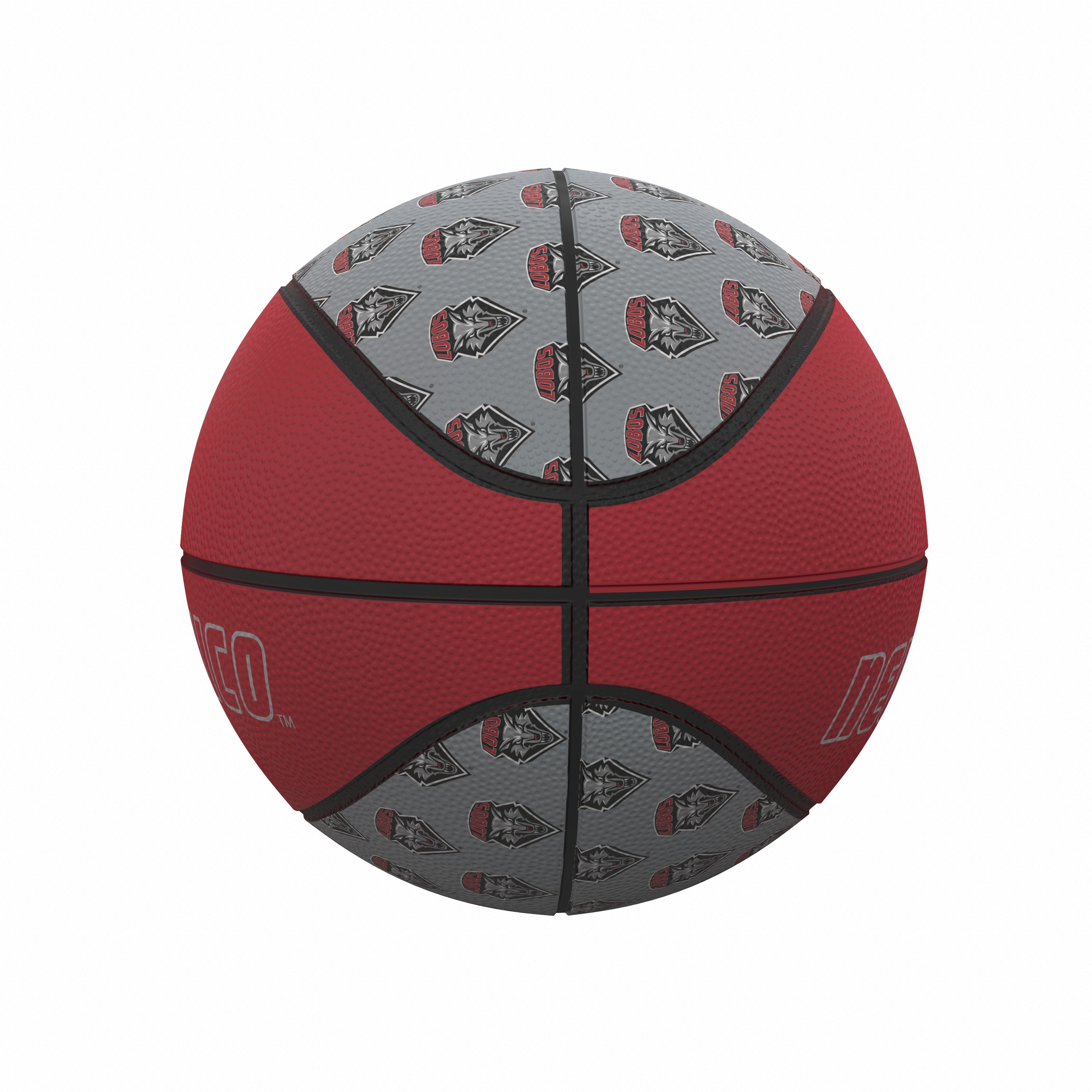 New Mexico Mini-Size Rubber Basketball