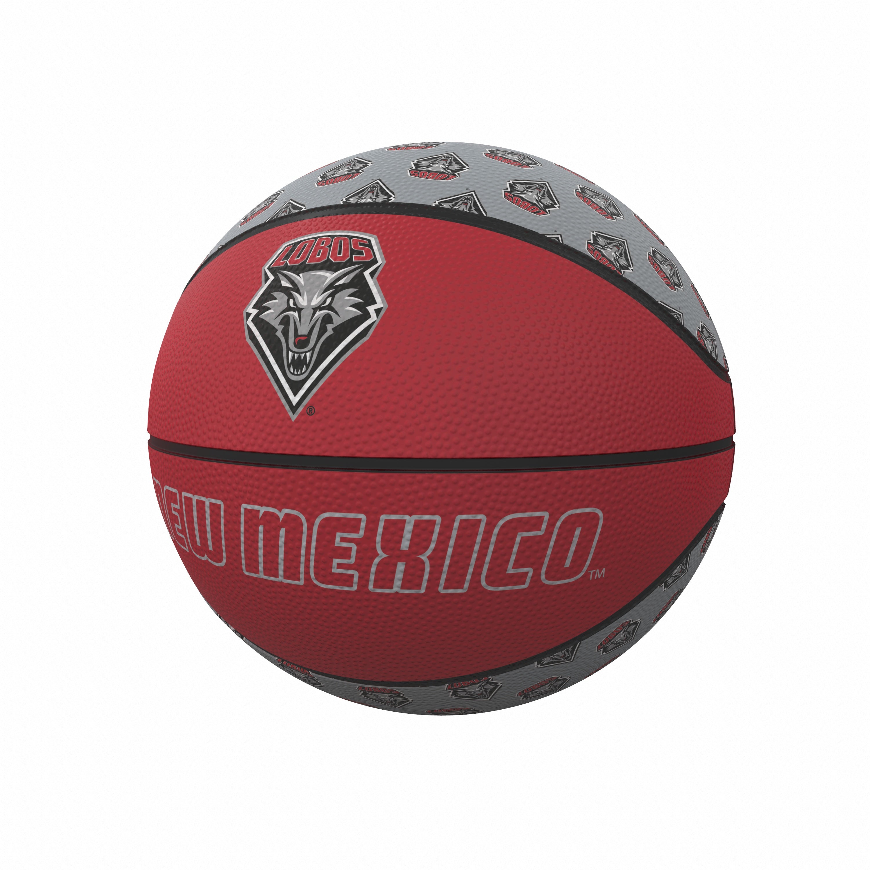 New Mexico Mini-Size Rubber Basketball