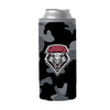 New Mexico Black Camo 12oz Slim Can Coolie