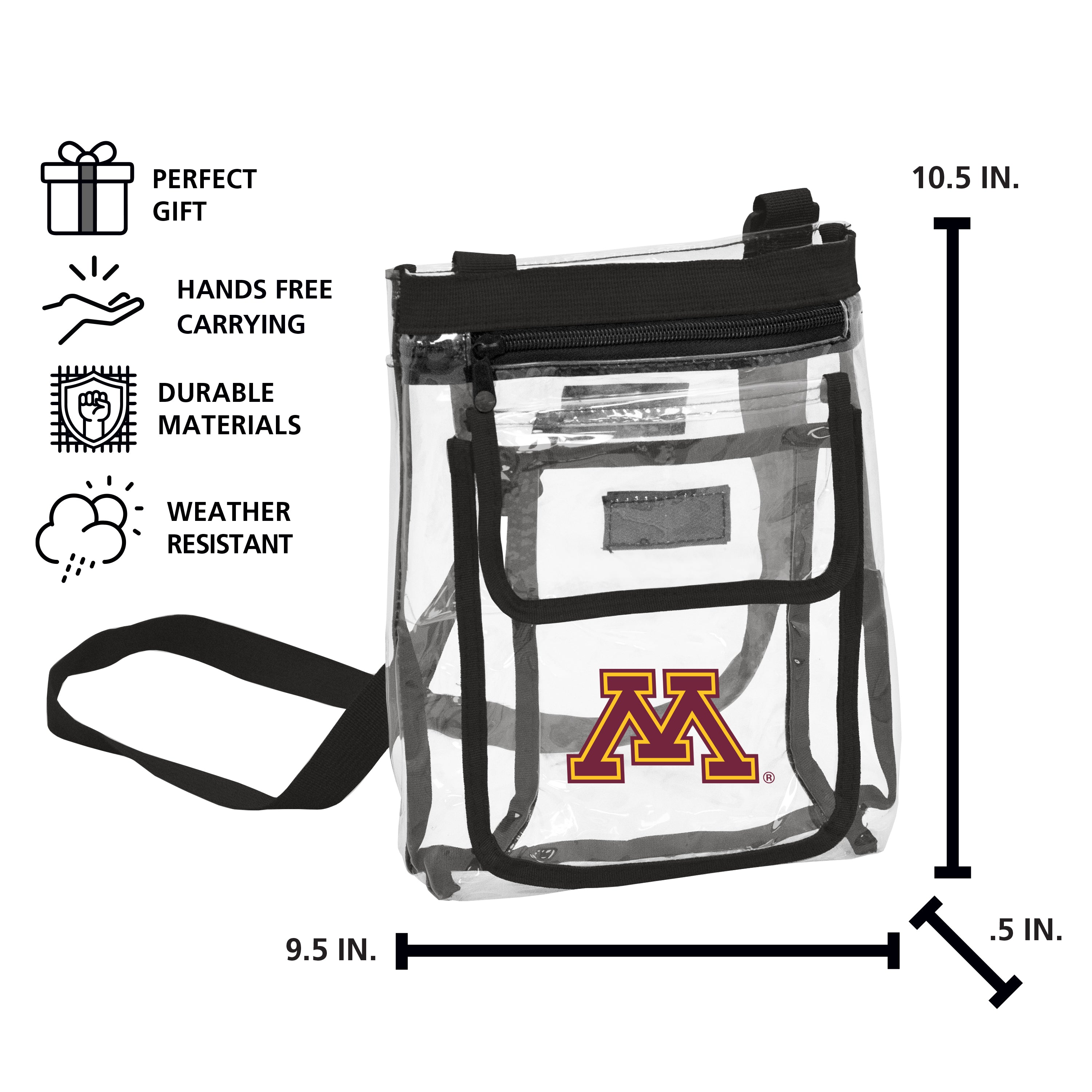 Minnesota Gameday Clear Crossbody