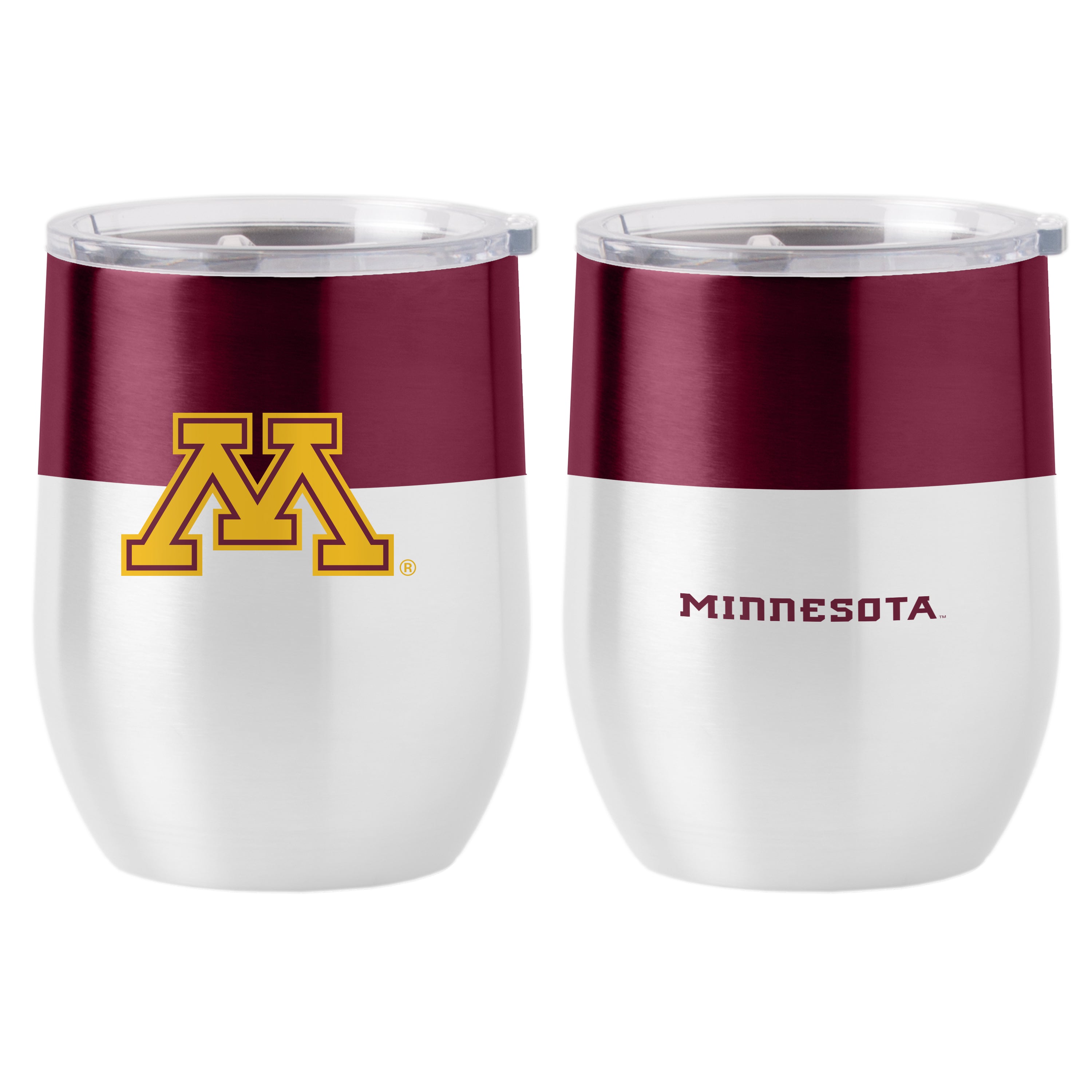 Minnesota 16oz Colorblock Stainless Curved Beverage