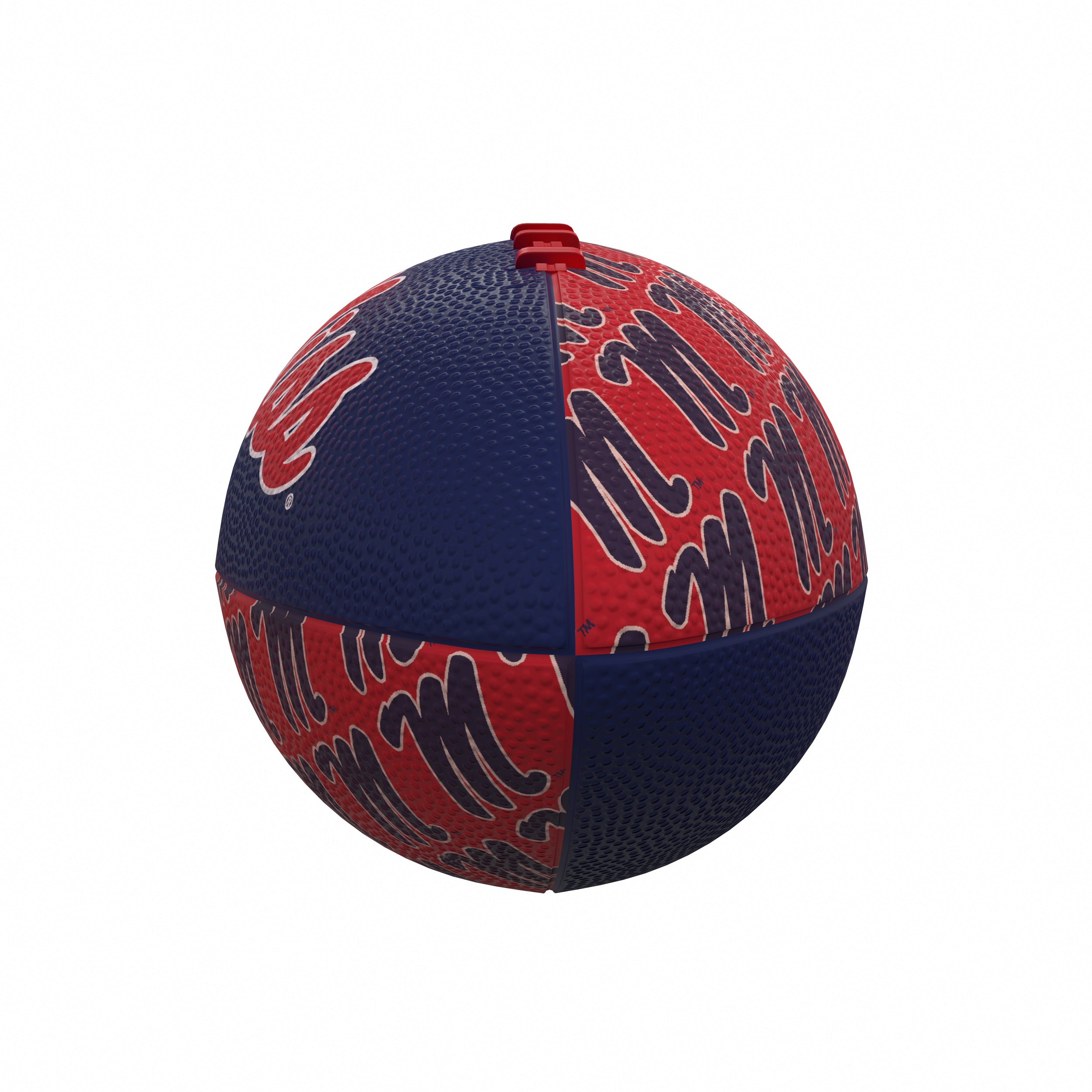 Ole Miss Mini-Size Rubber Football