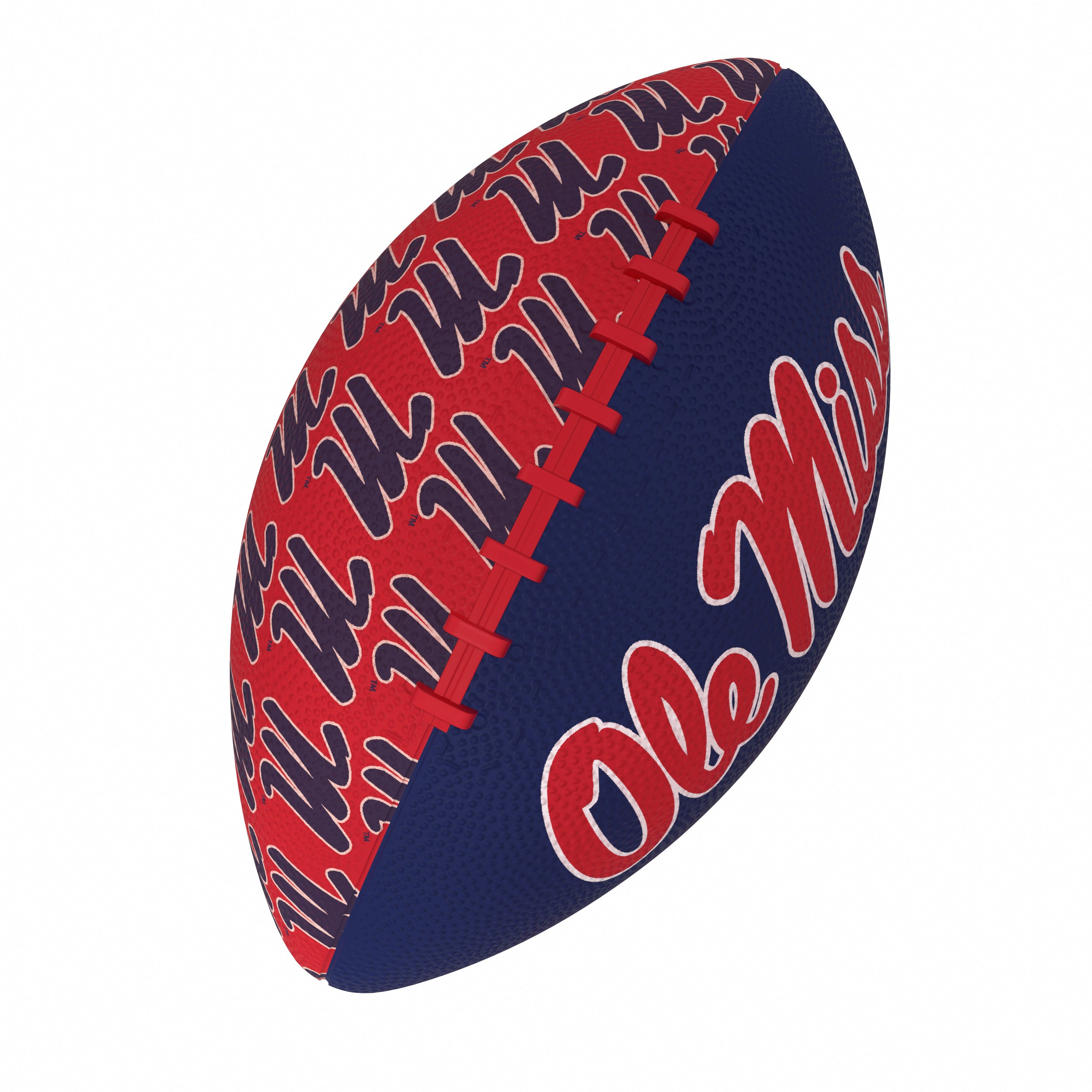 Ole Miss Mini-Size Rubber Football