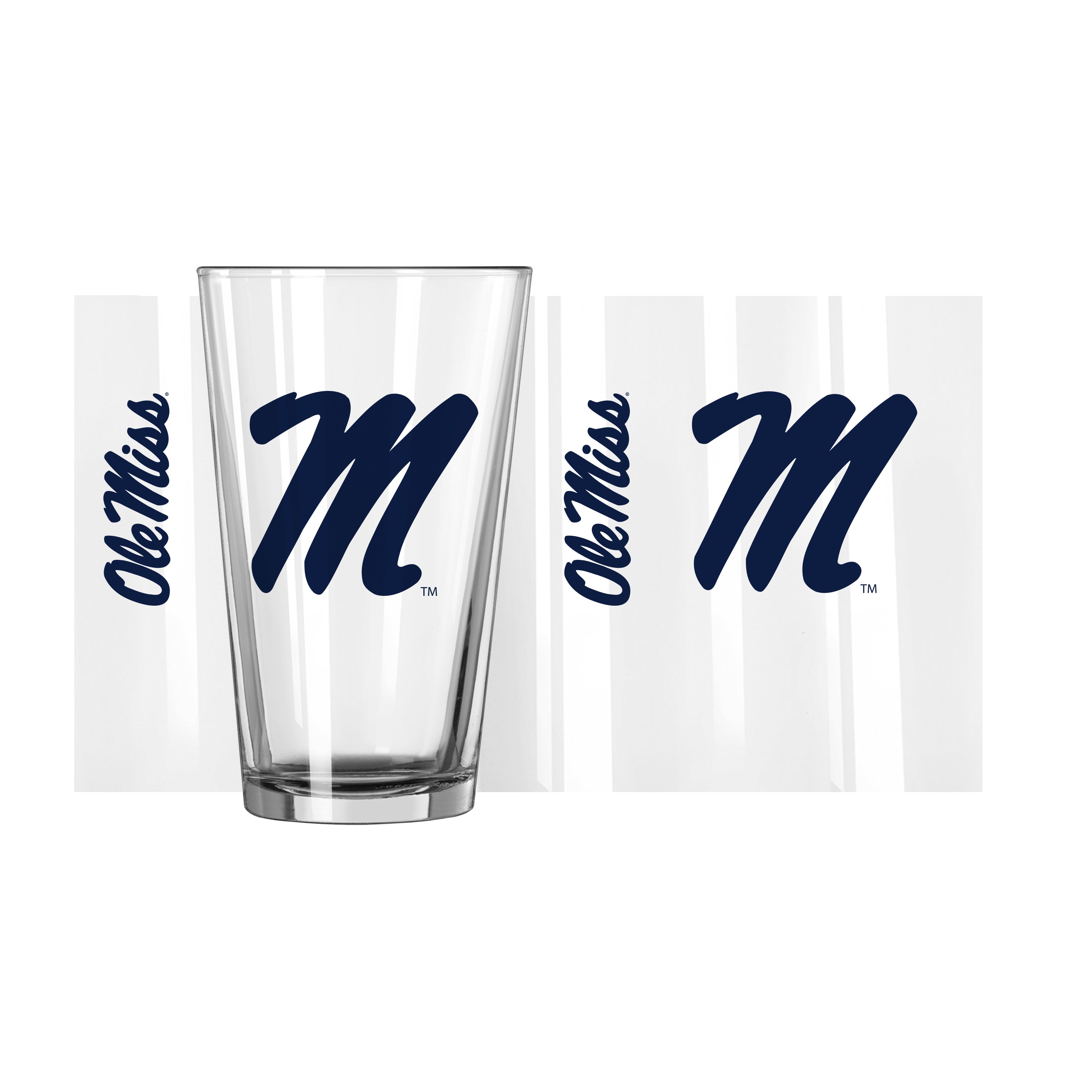 Ole Miss 16oz Gameday Pint Glass - Logo Brands