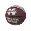 Mississippi State Mini-Size Rubber Basketball