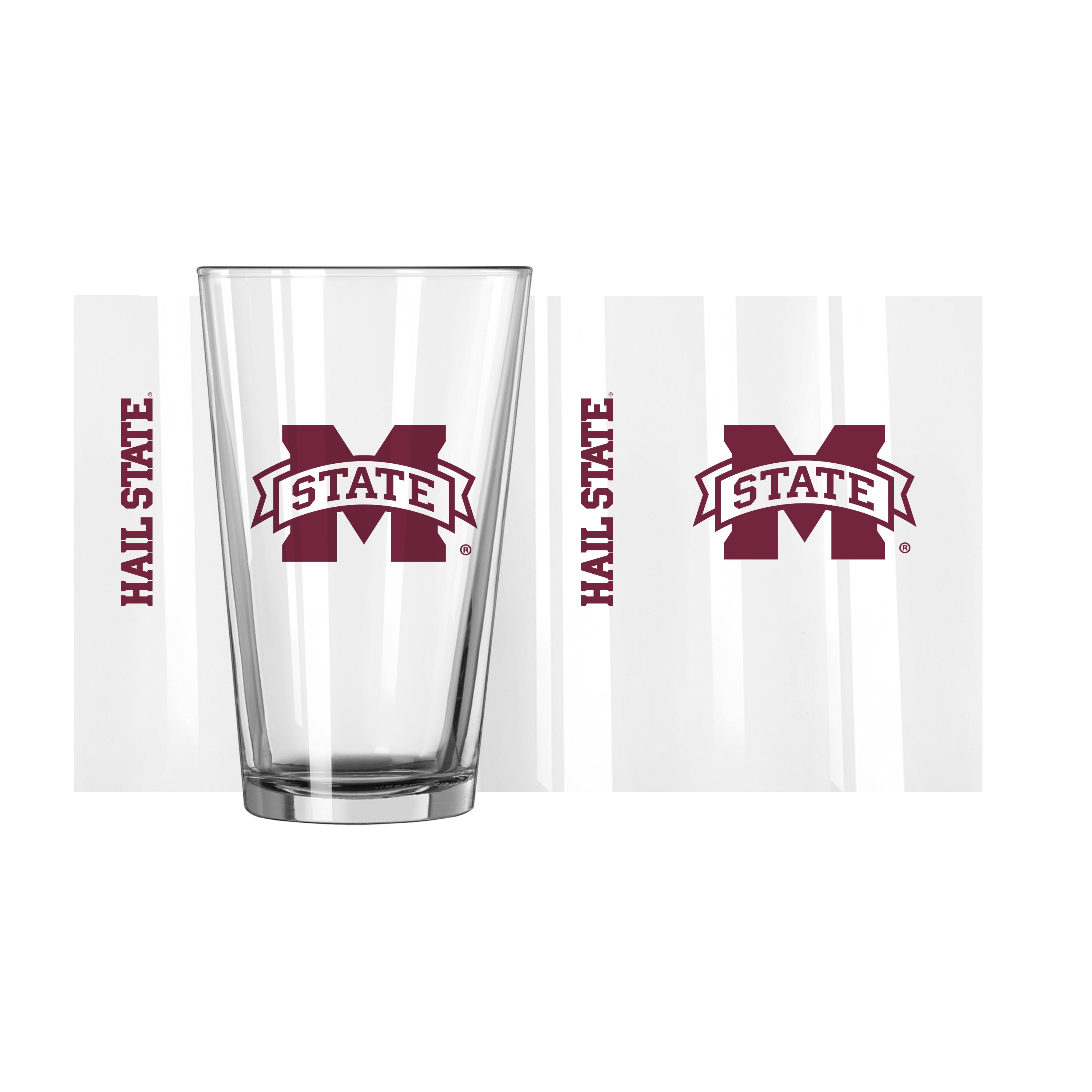 Mississippi State 16oz Gameday Pint Glass - Logo Brands