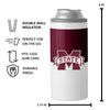 Mississippi State Colorblock 12oz Slim Can Coolie