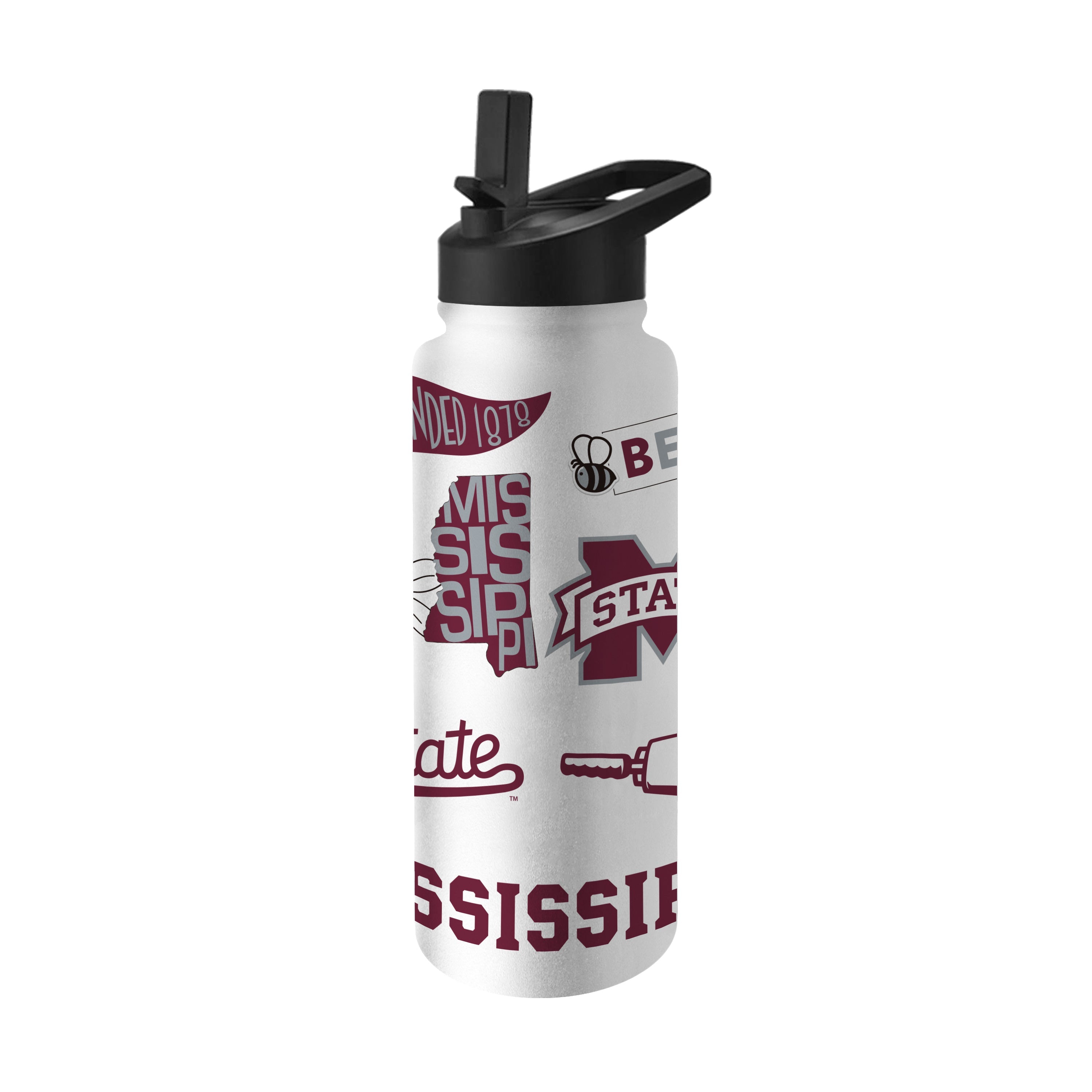 Mississippi State 34oz Native Quencher Bottle - Logo Brands