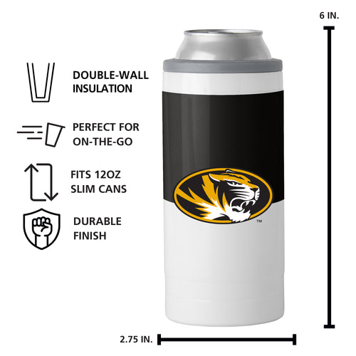 Product Image for Missouri 12oz Colorblock Slim Can Coolie