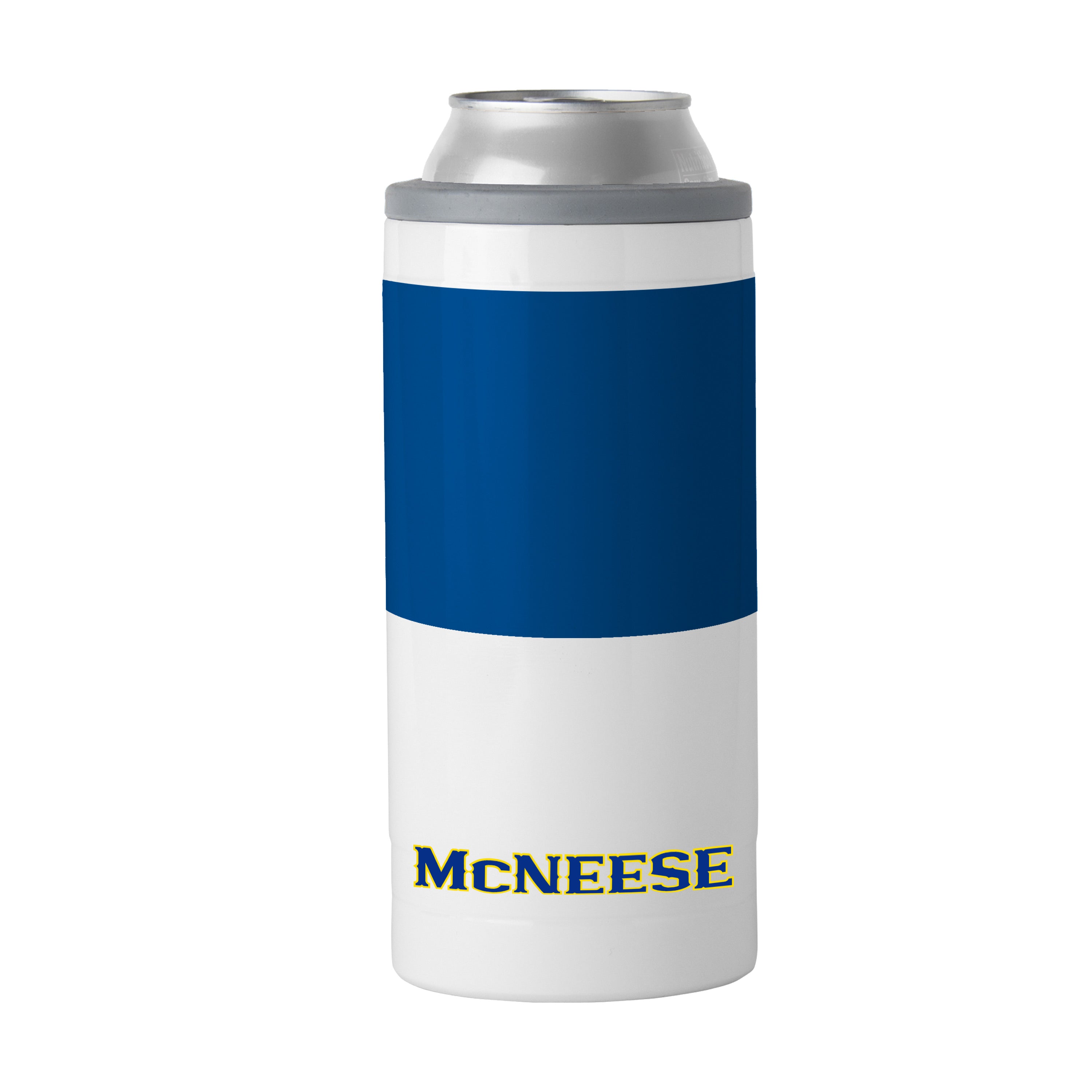 McNeese State 12oz Colorblock Slim Can Coolie