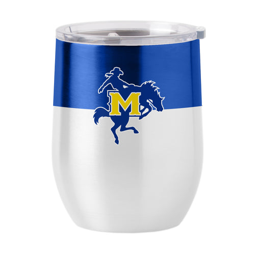 Product Image for McNeese State 16oz Colorblock Stainless Curved Beverage