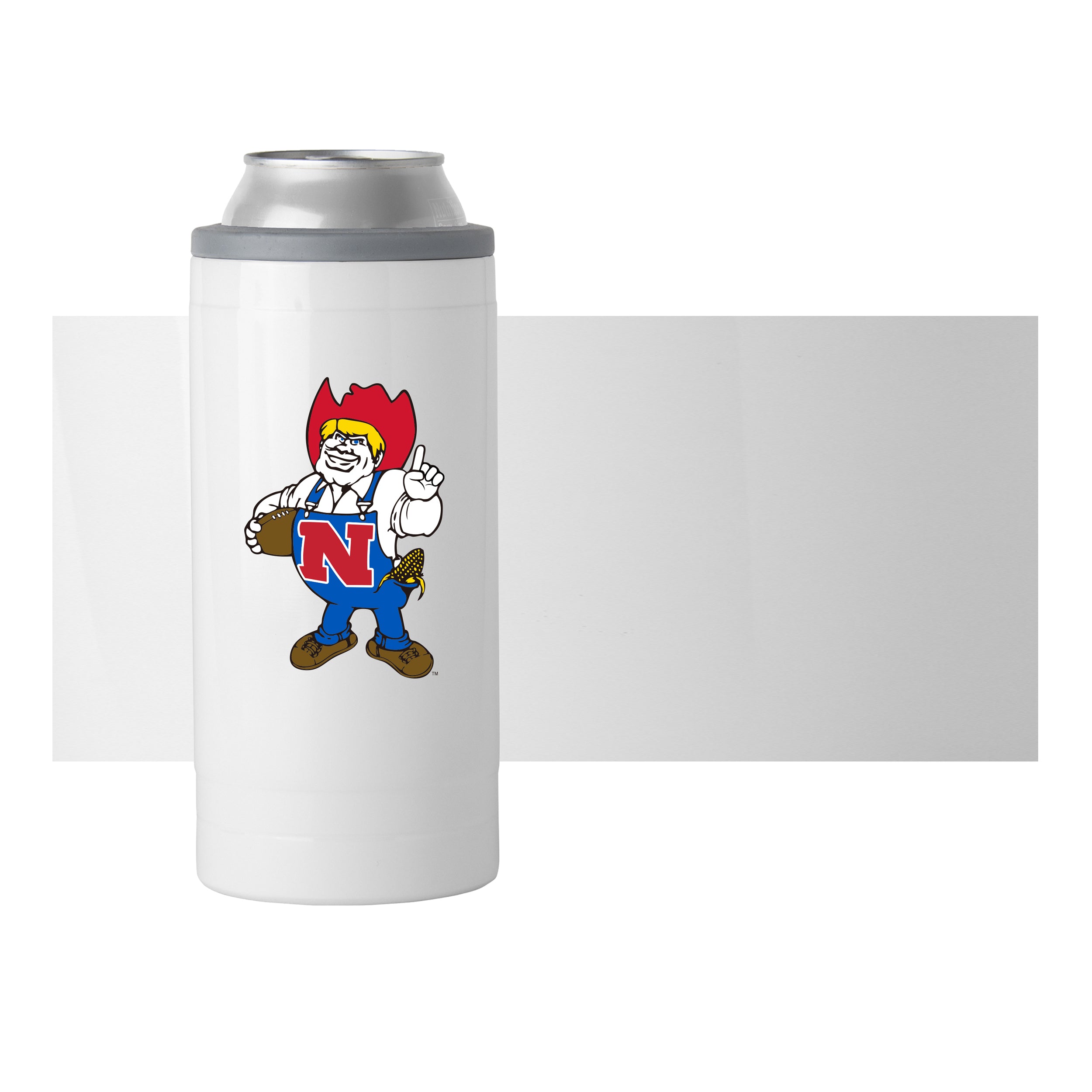 Nebraska 12oz Retro Herbie Slim Can Coolie