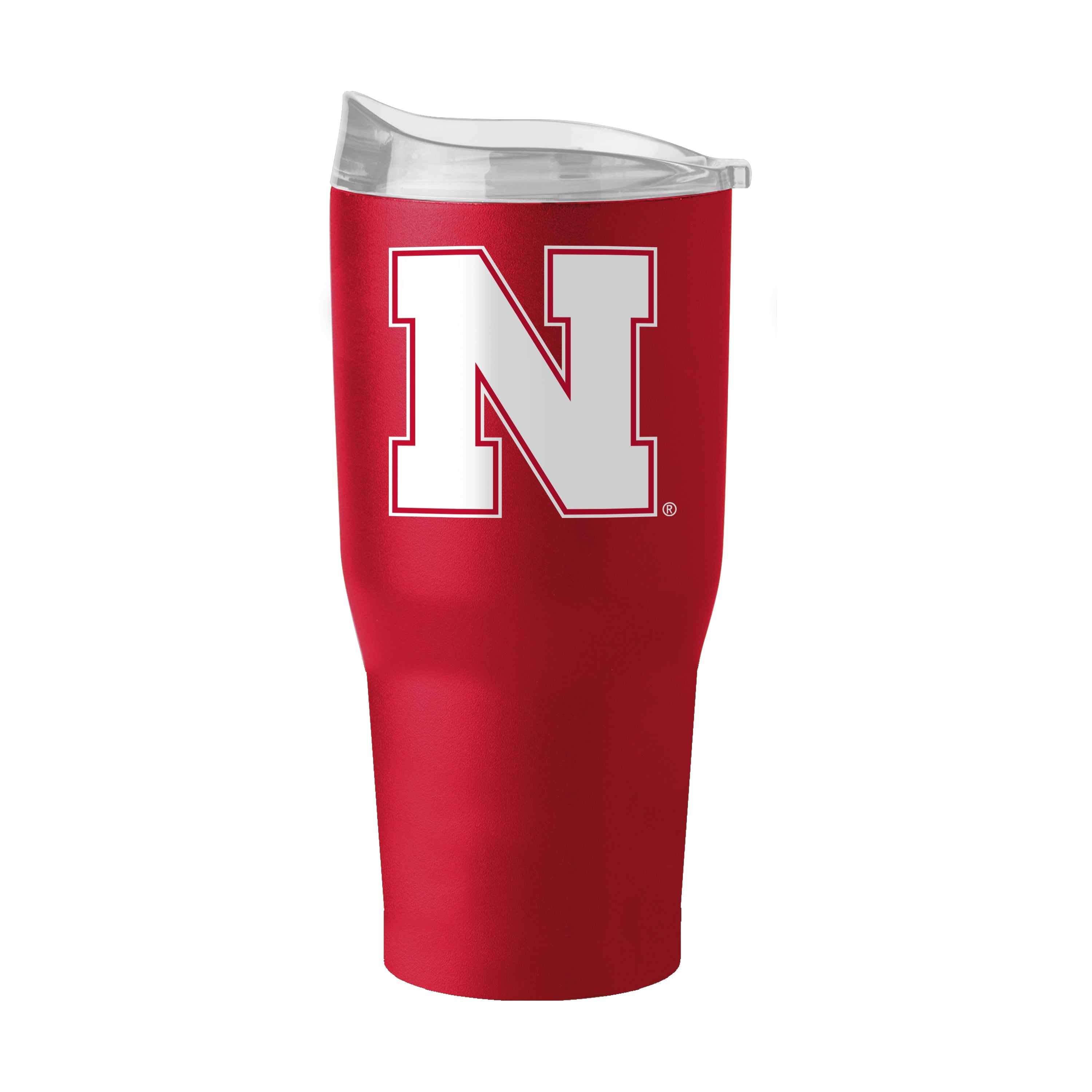 Nebraska 30oz Flipside Powder Coat Tumbler - Logo Brands