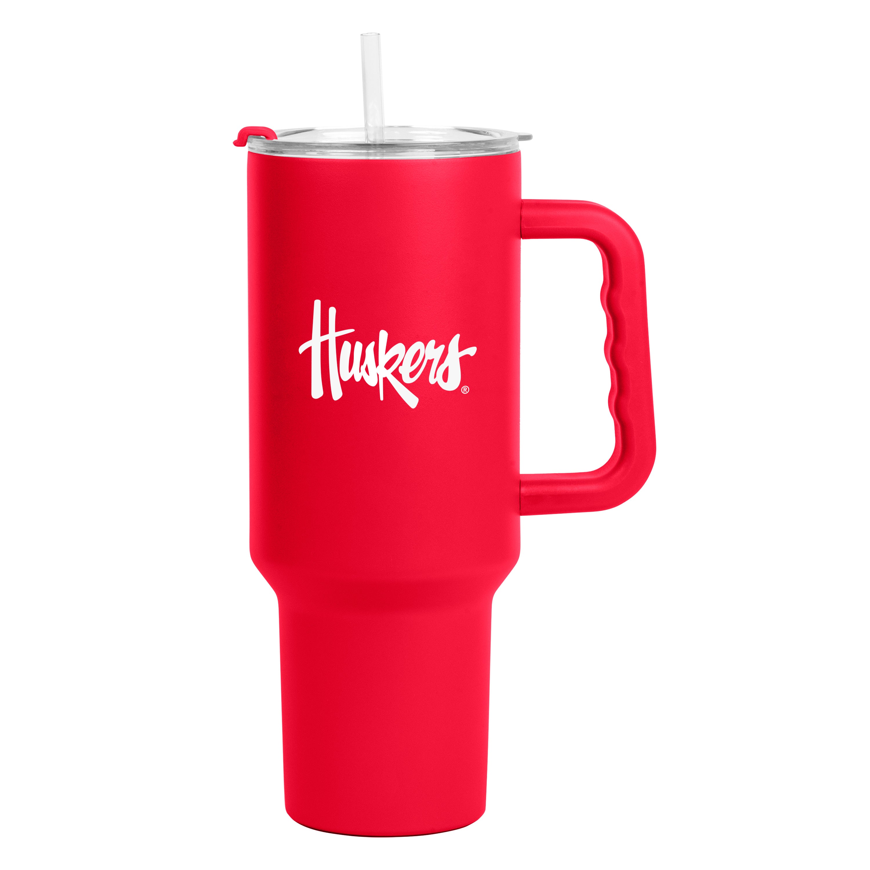 Nebraska 40 oz. Flipside Powder Coat Tumbler