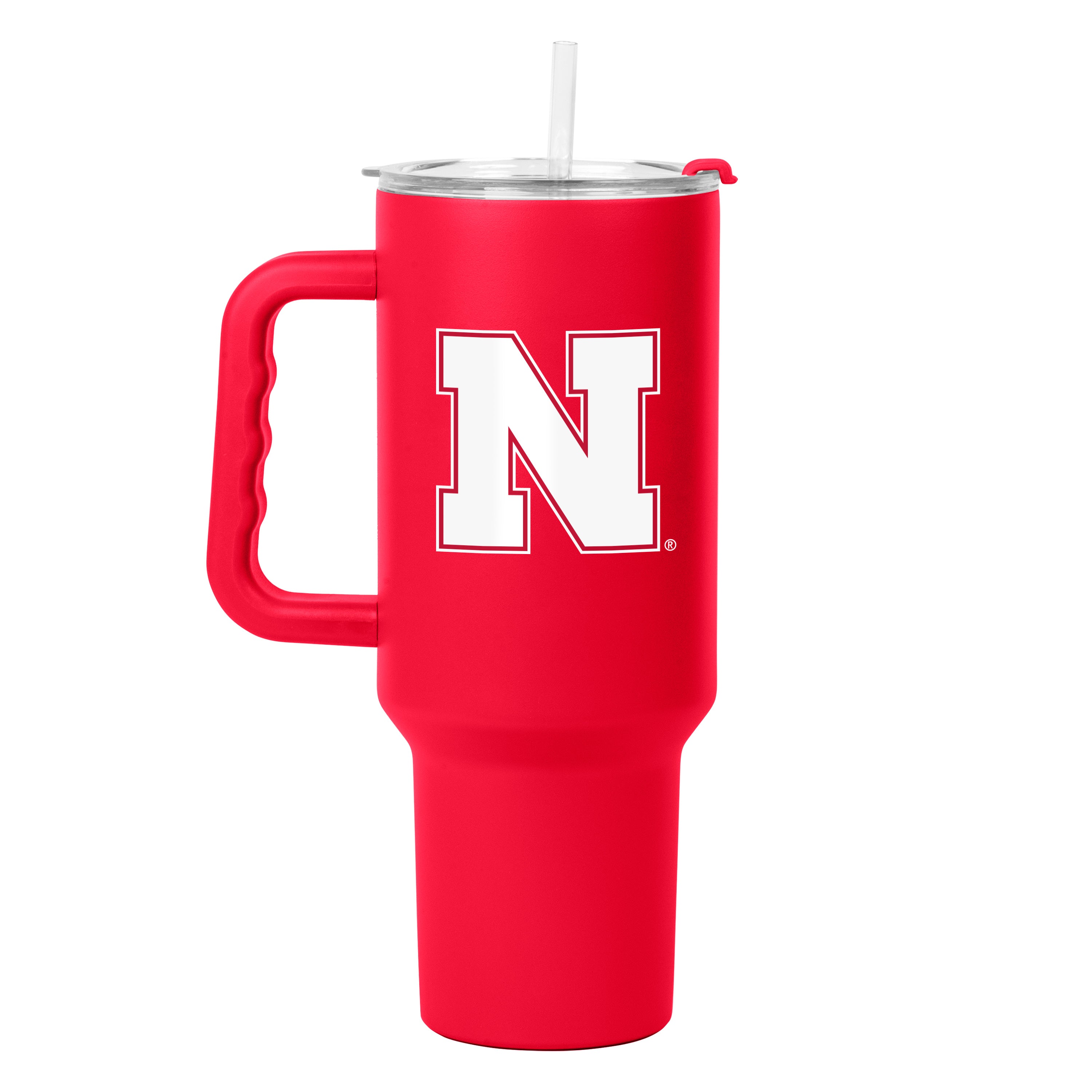 Nebraska 40oz Flipside Powder Coat Tumbler - Logo Brands